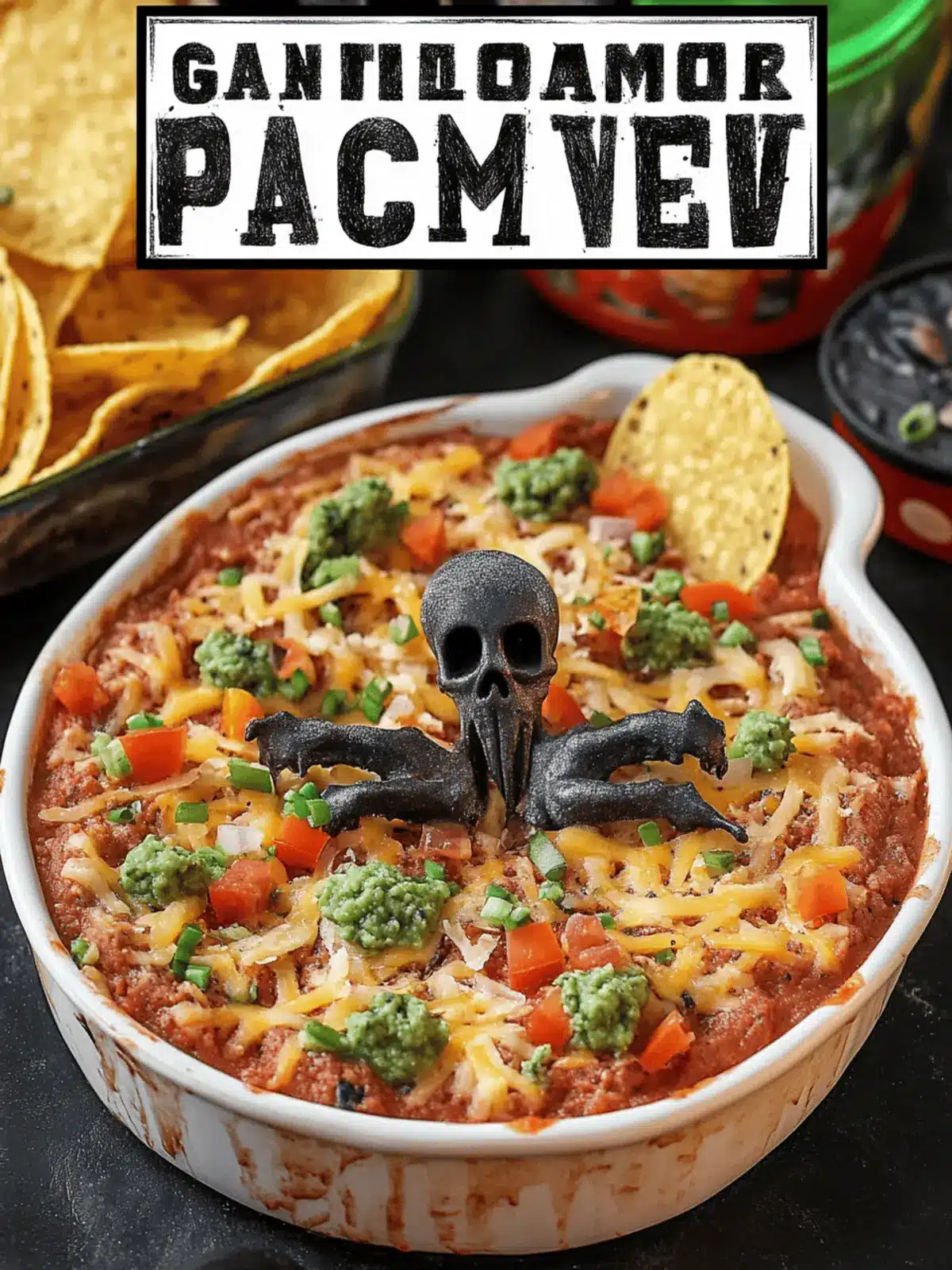 Graveyard Taco Dip: Spook Up Your Halloween Party 4 Graveyard taco dip
