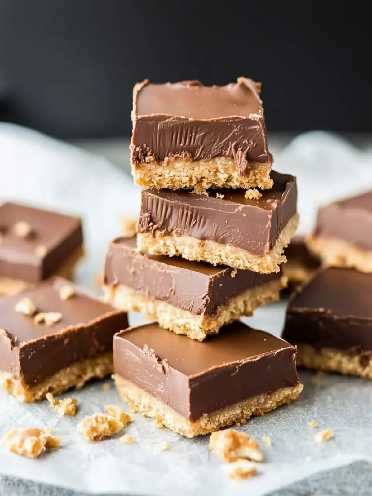 Reese's Squares - No-Bake 5-Ingredient Dream Treats 2 Reeses Squares - 5 Ingredients & No Bake (Reese's)