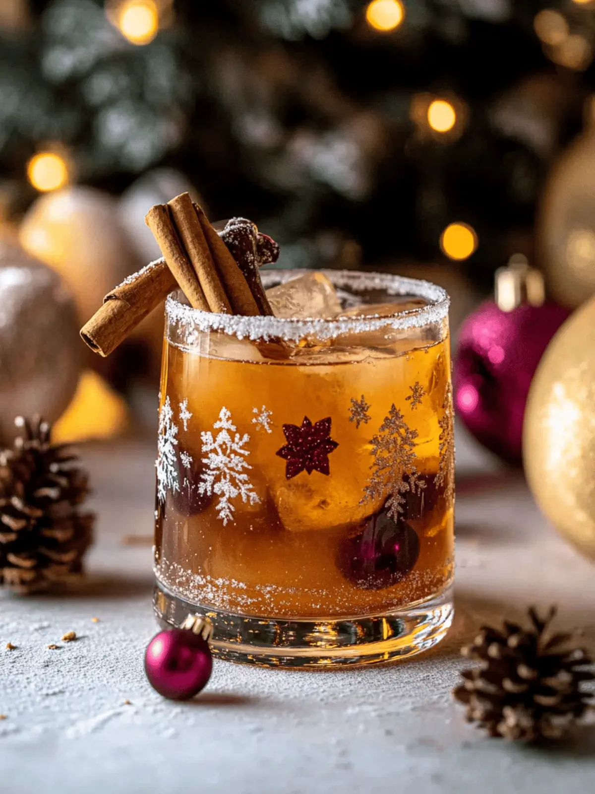 Delicious Christmas Old Fashioned with a Maple Twist 4 Christmas Old Fashioned