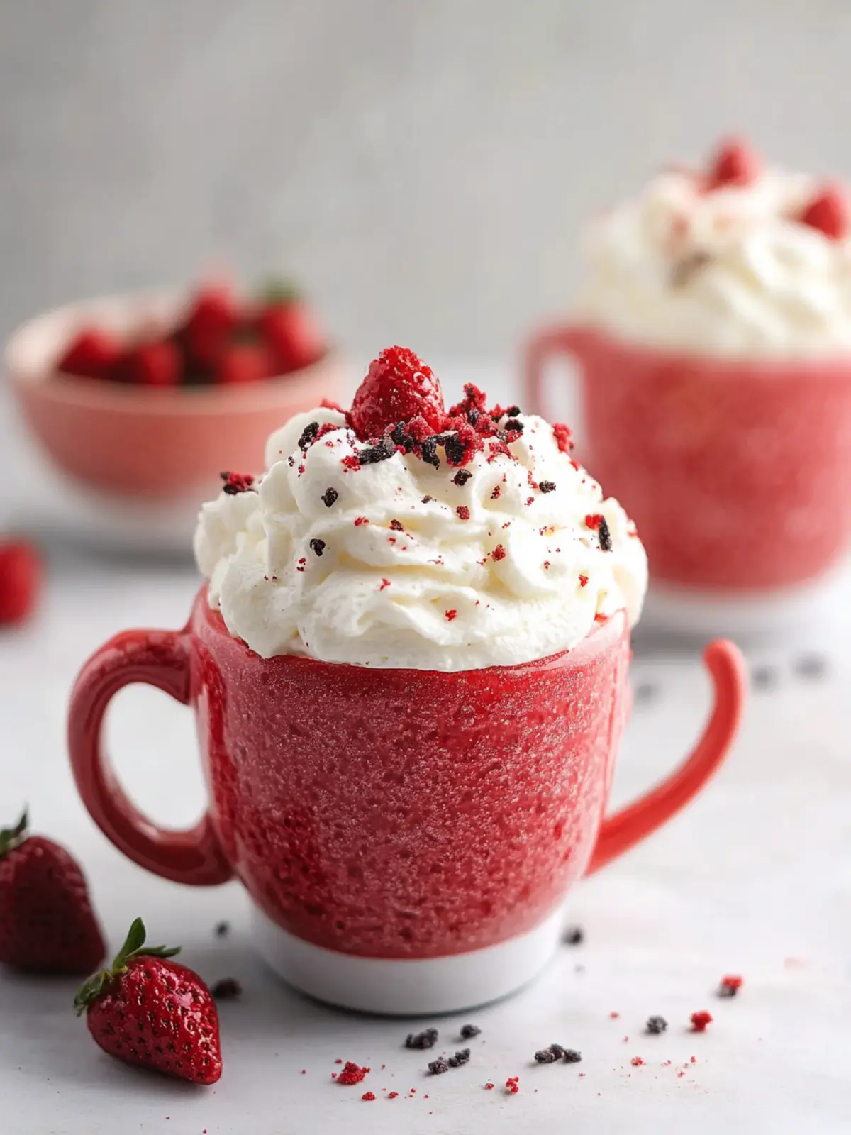Sweet Moments: Easy Red Velvet Mug Cake for Two in Minutes 4 Easy Red Velvet Mug Cake for Two