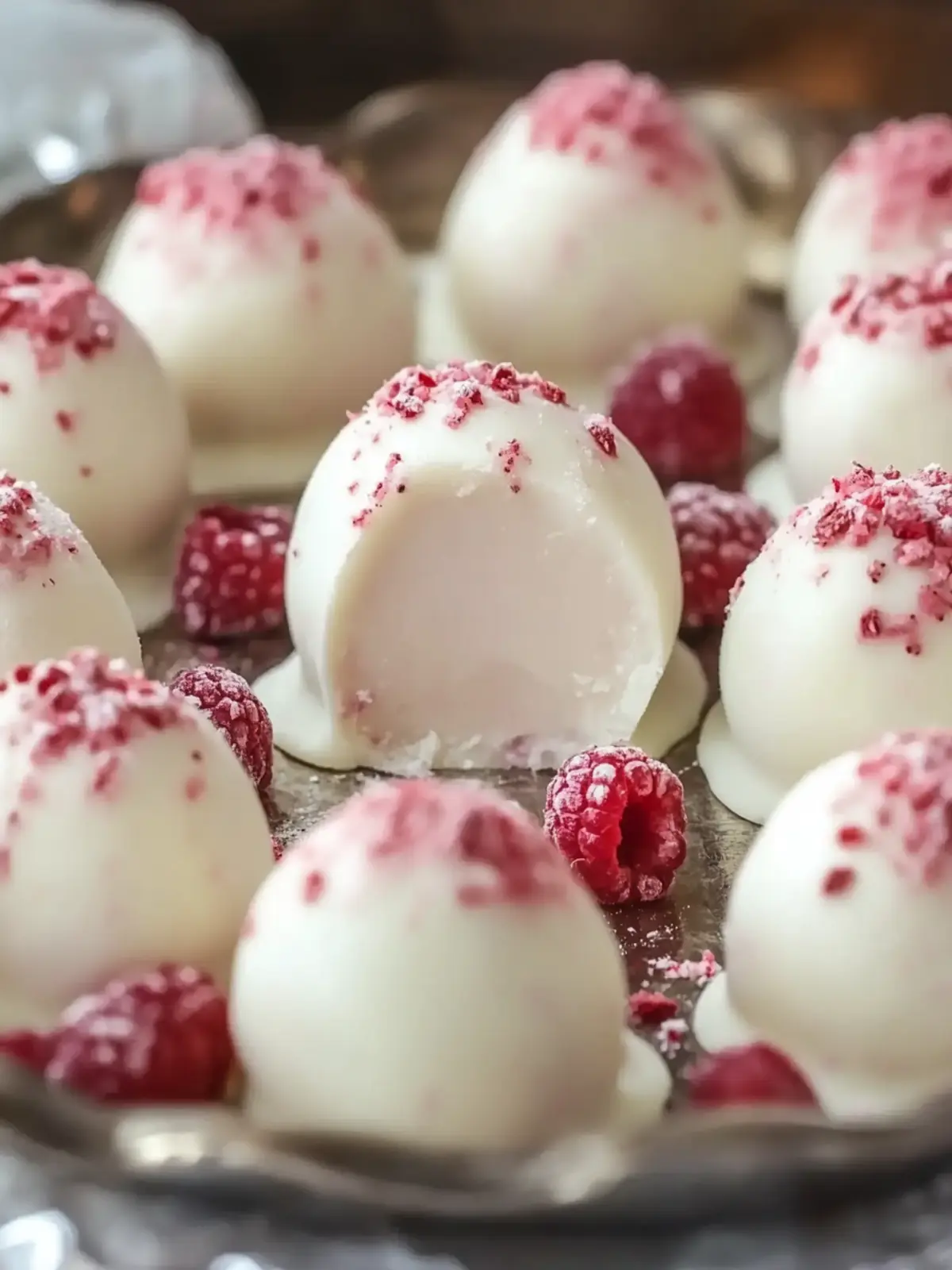 Irresistible White Chocolate Raspberry Truffles Made Easy 3 White Chocolate Raspberry Truffles: Decadent and Easy