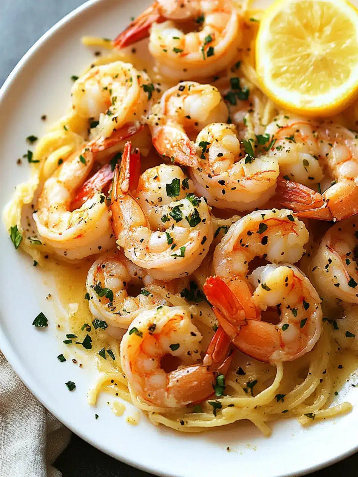 Irresistible Shrimp Scampi in Lemon Garlic Bliss 4 Shrimp Scampi