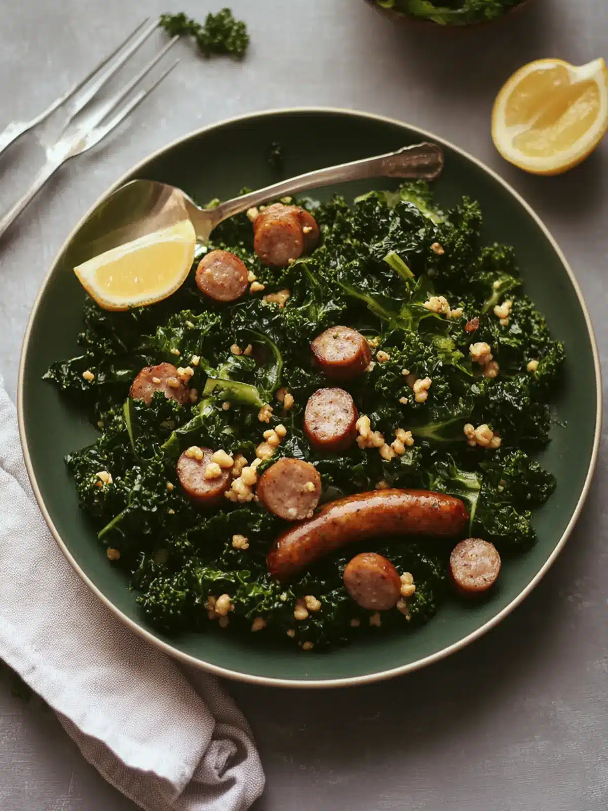 Savor the Cozy Flavors of German Grünkohl mit Pinkel Deligh 4 German Grünkohl mit Pinkel (Kale with Sausage)