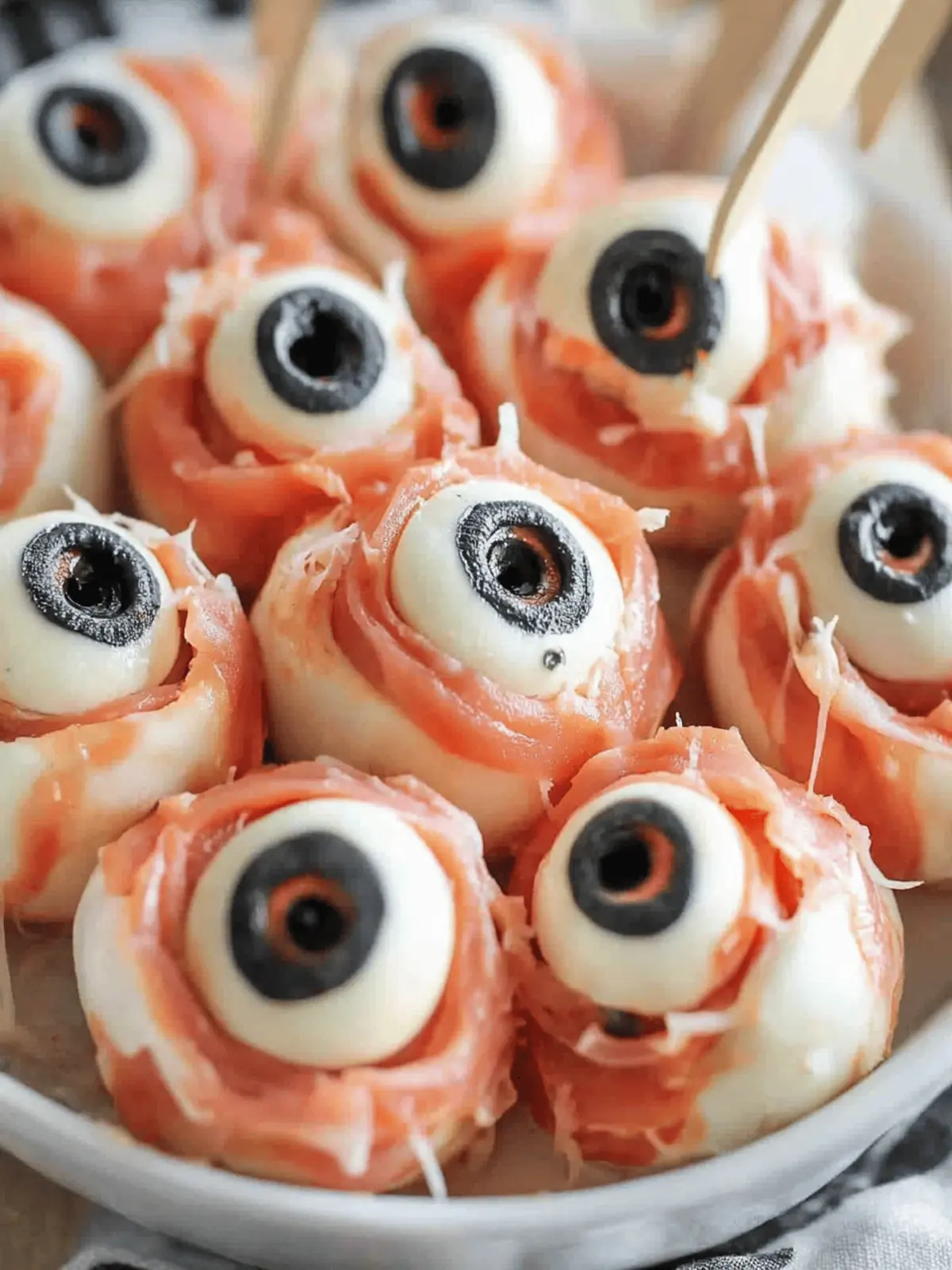 Spook Up Your Party with Halloween Mozza Eyes Appetizer 2 Halloween Mozza Eyes Appetizer