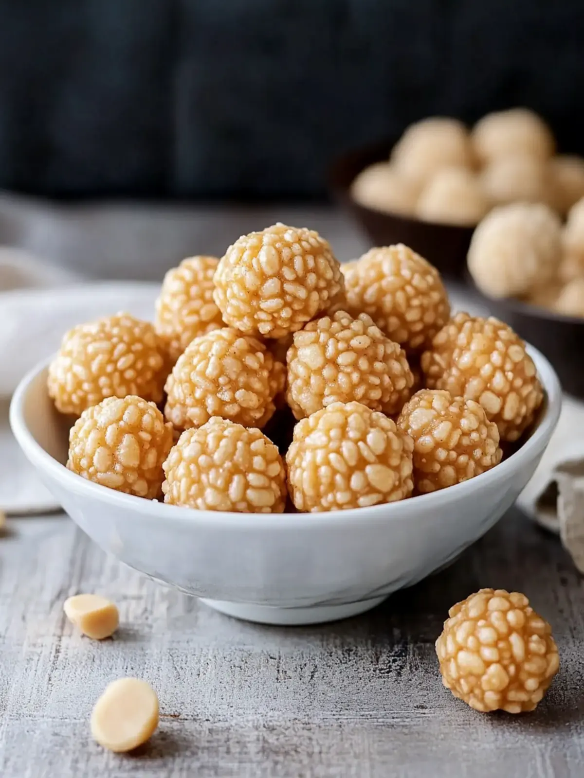 Craft Irresistible Easy Candy: Rice Crispy Peanut Butter Balls 2 Easy Candy Recipe: Rice Crispy Peanut Butter Balls