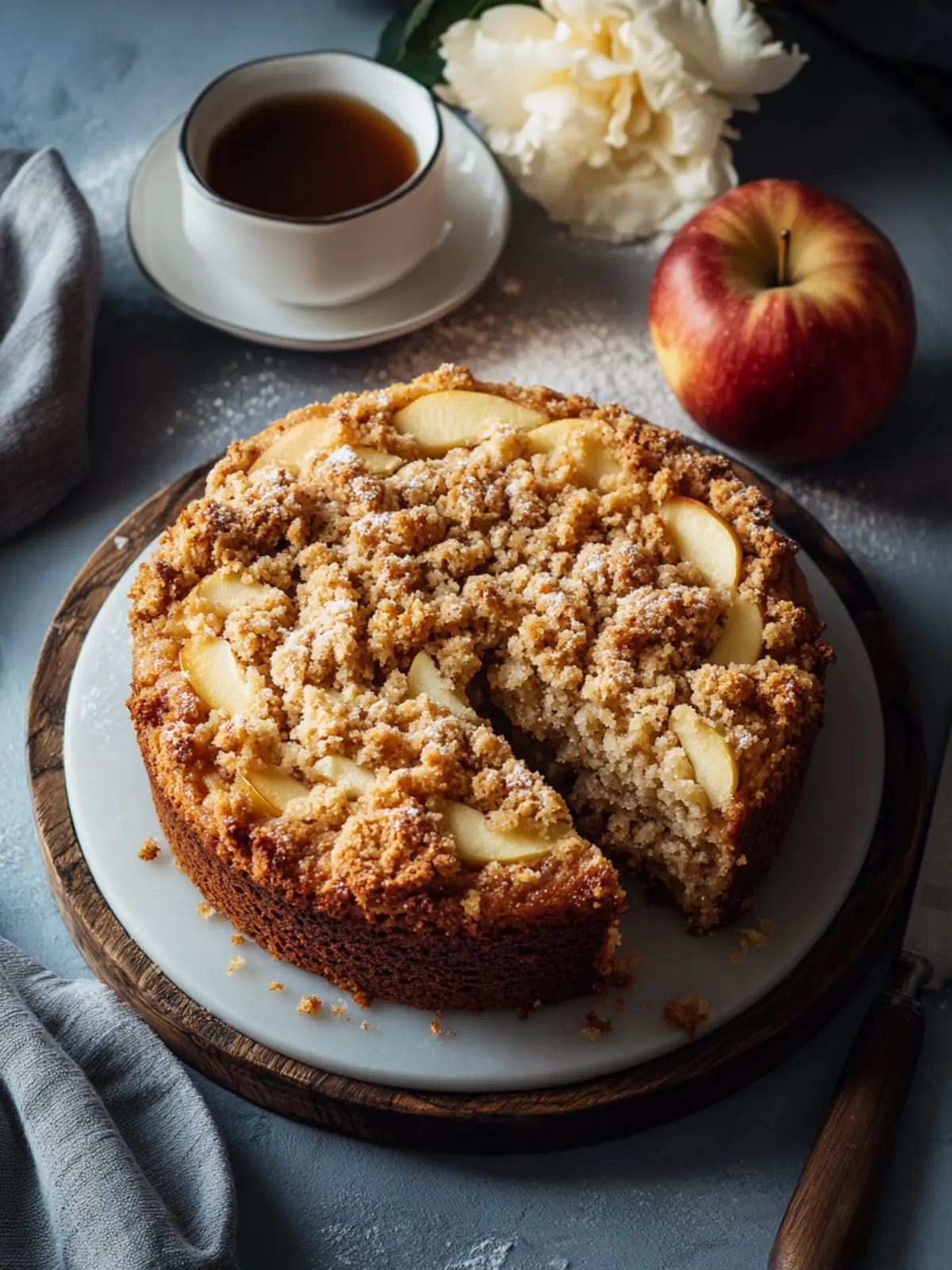 Delicious Apple Crumble Coffee Cake for Cozy Fall Mornings 3 Apple Crumble Coffee Cake