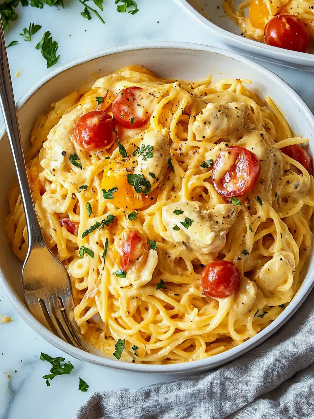 Creamy Chicken Spaghetti Casserole Your Family Will Love 4 Chicken Spaghetti