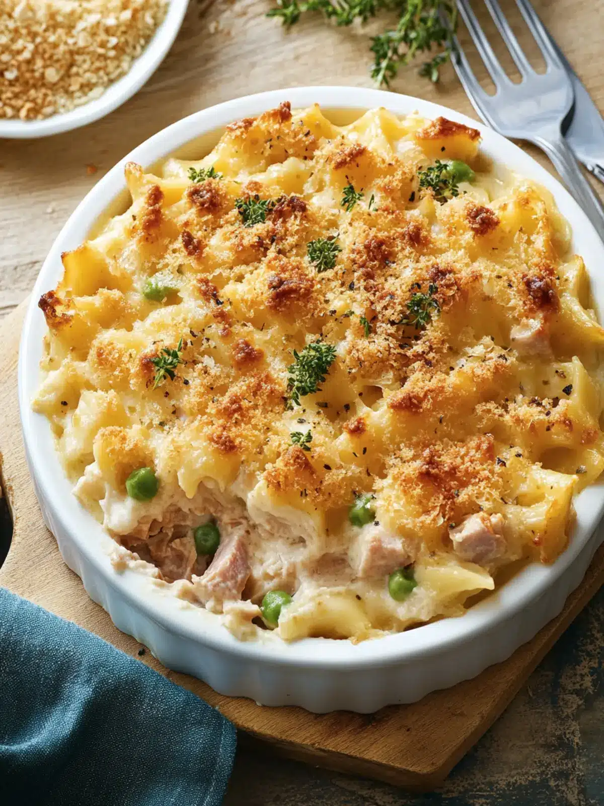 Creamy Tuna Casserole: The Ultimate Comfort Food Dish 3 Tuna Casserole (Baked Tuna and Noodle Dish)
