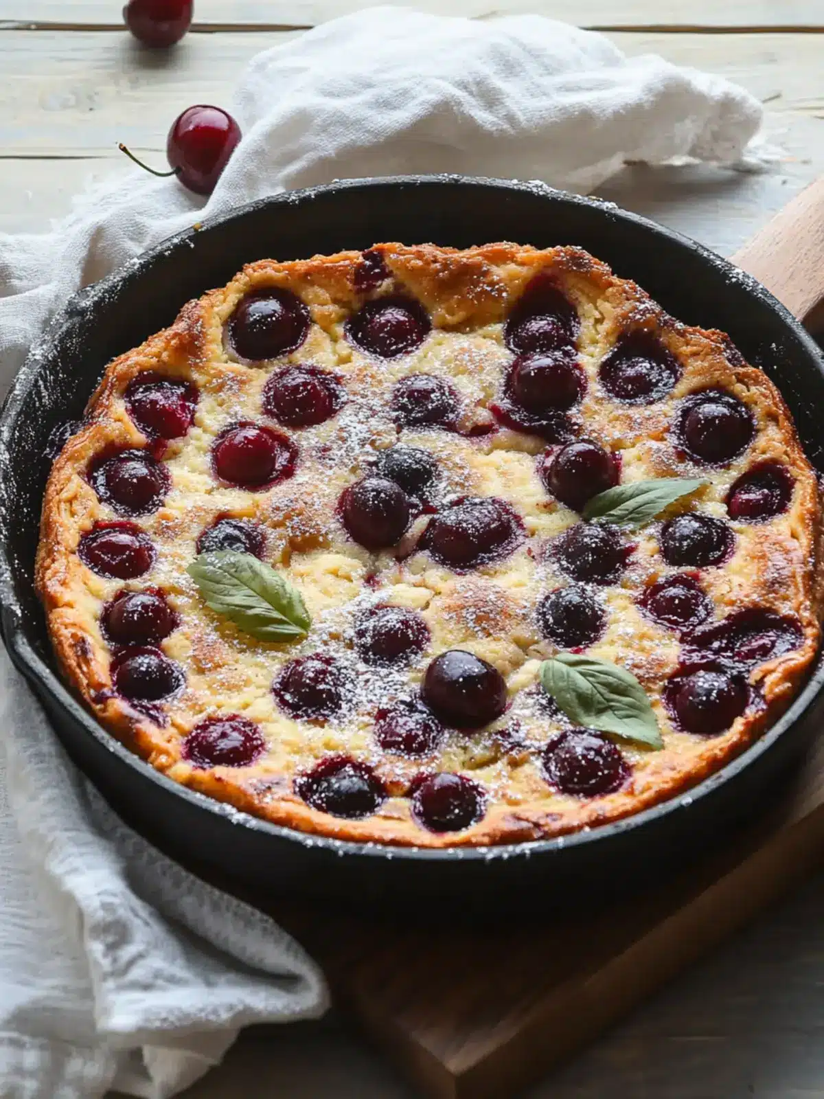 Cherry Clafoutis: Quick, Rich Dessert for Any Occasion 4 Cherry Clafoutis