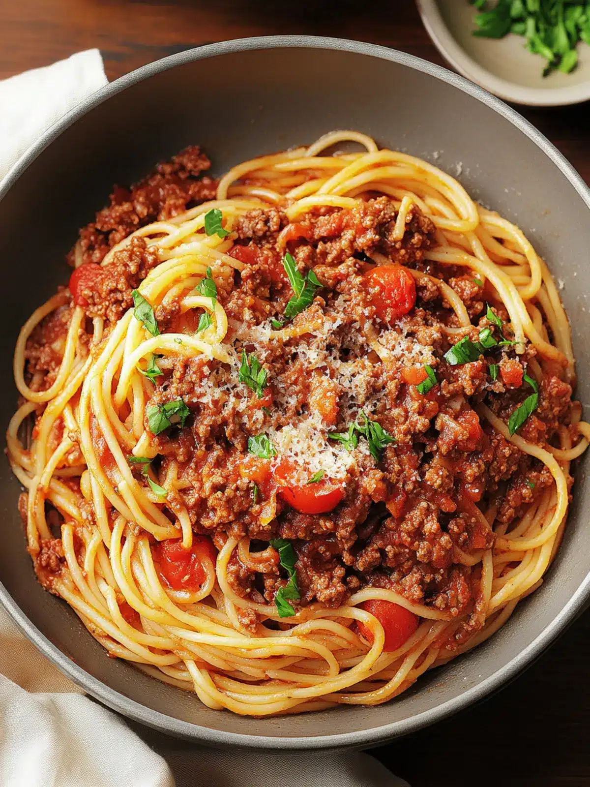 Hearty One-Pot Pasta Bolognese for Comfort Food Bliss 3 Hearty One-Pot Pasta Bolognese with Rich Tomato-Beef Sauce