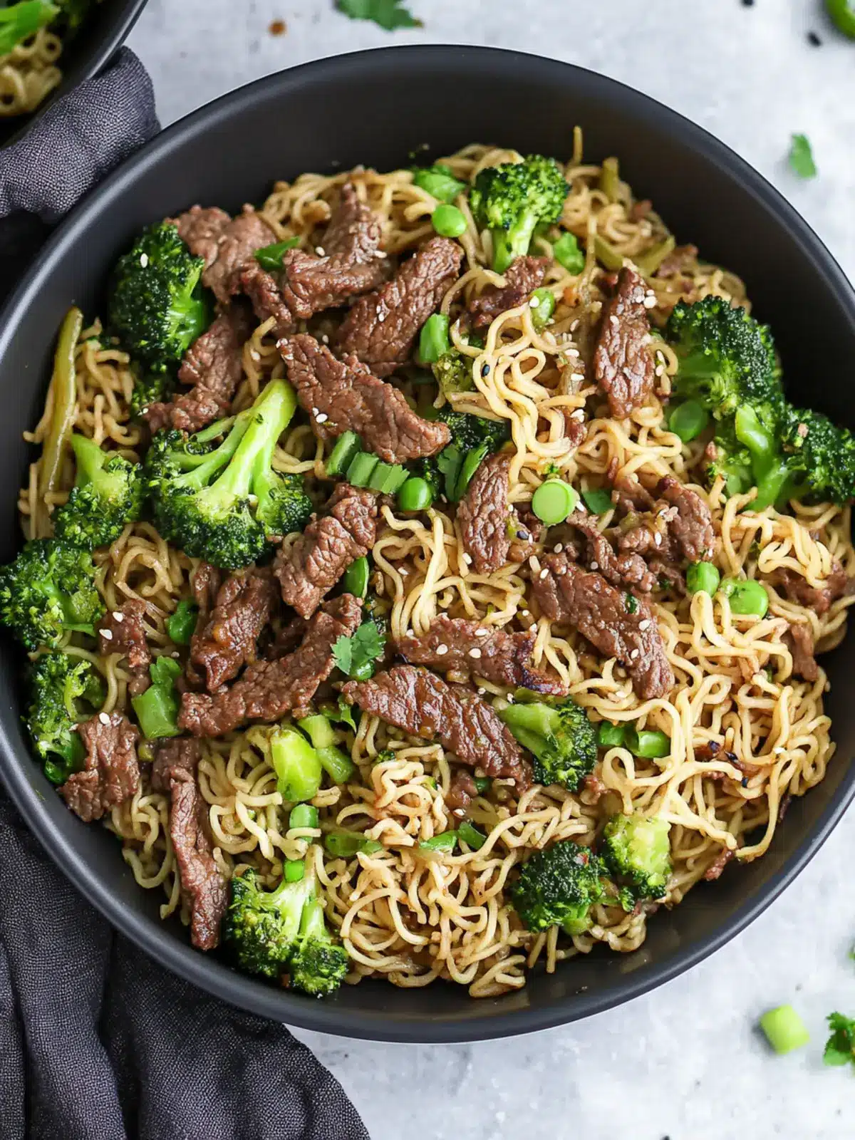 Beef and Broccoli Ramen Stir Fry Gluten Free for a Flavor Boost 4 Beef and Broccoli Ramen Stir Fry (Gluten Free)
