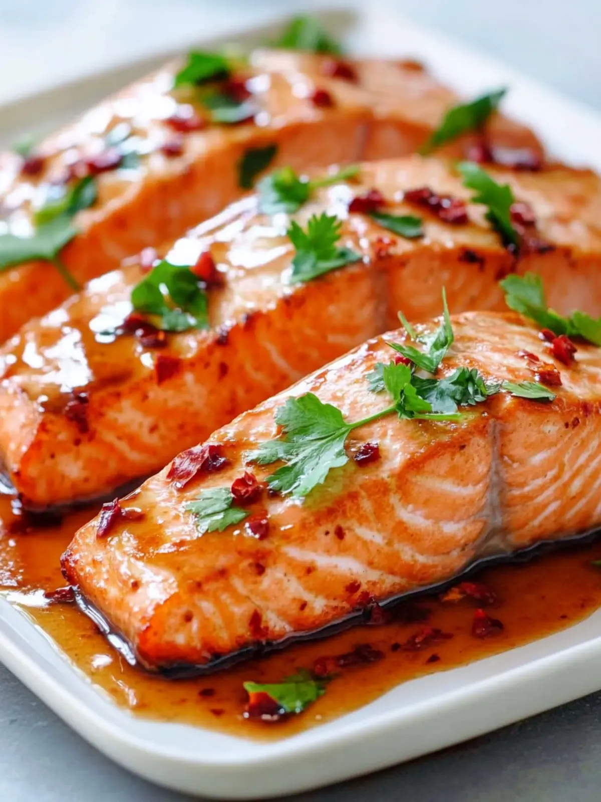 Broiled Salmon with Thai Sweet Chili Glaze in 30 Minutes 2 Broiled Salmon with Thai Sweet Chili Glaze