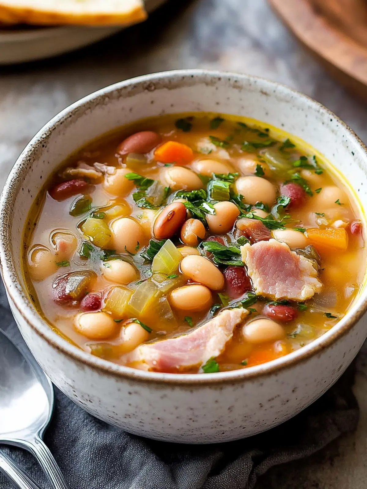 Savory Ham and Bean Soup: A Cozy Classic in 30 Minutes 3 Ham and Bean Soup