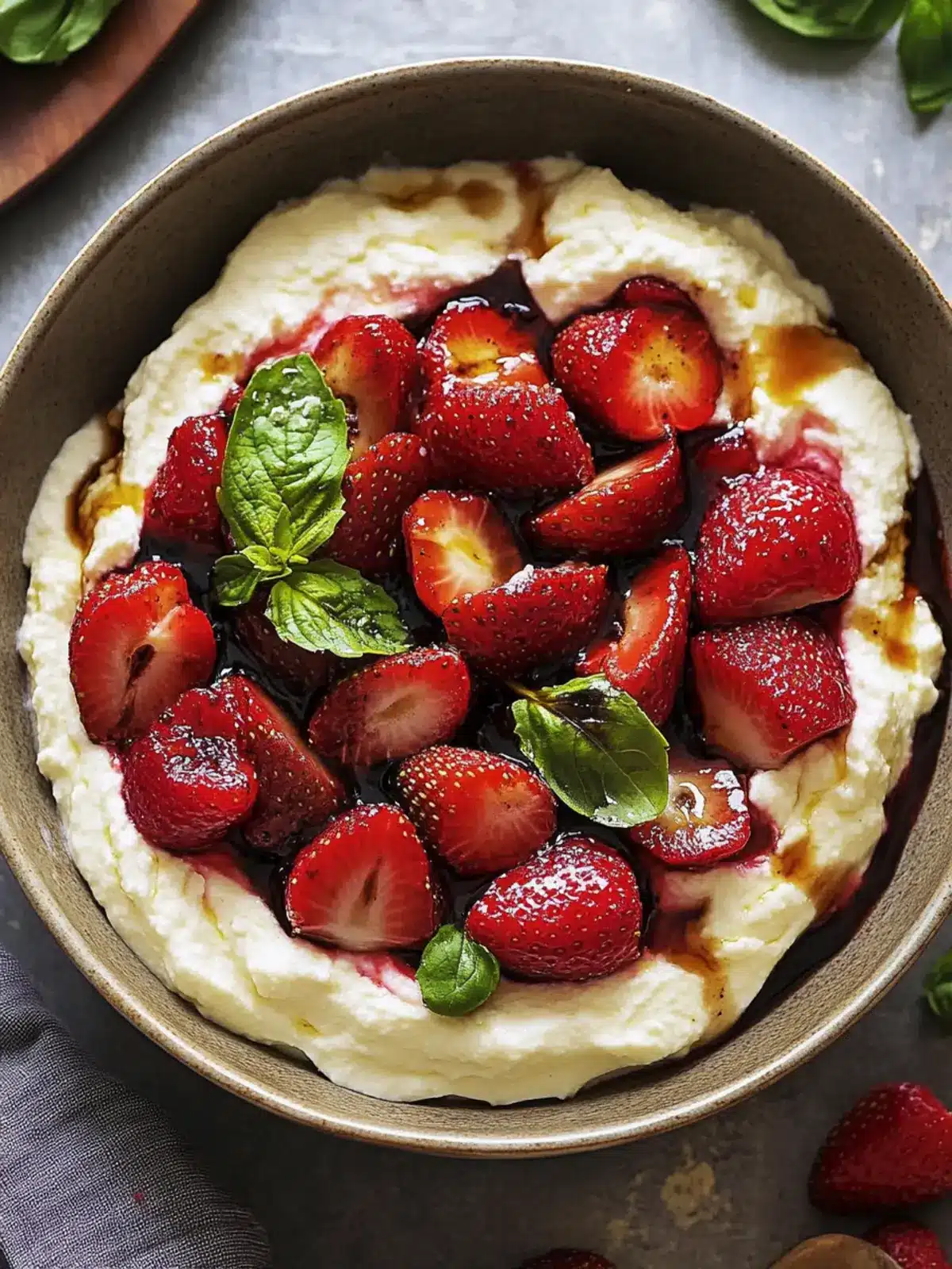 Whipped Feta with Balsamic Roasted Strawberries Bliss 4 Whipped Feta With Balsamic Roasted Strawberries