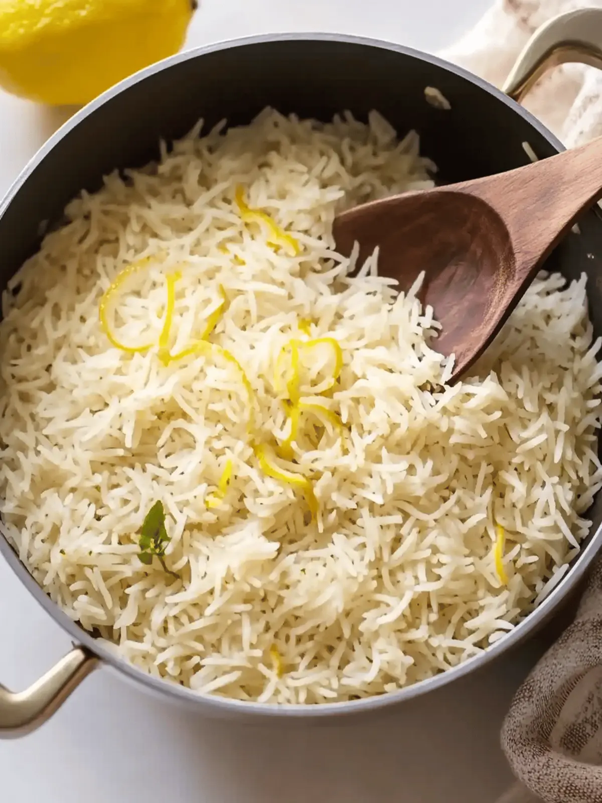 Zesty Lemon Basmati Rice for a Fresh Twist on Dinner 2 Lemon Basmati Rice