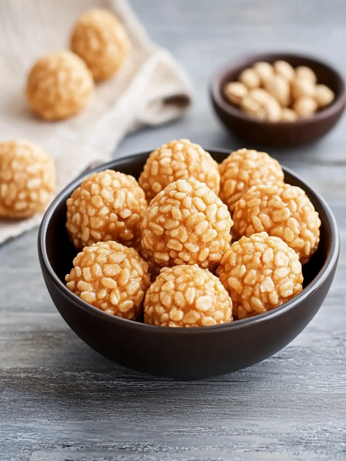 Craft Irresistible Easy Candy: Rice Crispy Peanut Butter Balls 3 Easy Candy Recipe: Rice Crispy Peanut Butter Balls