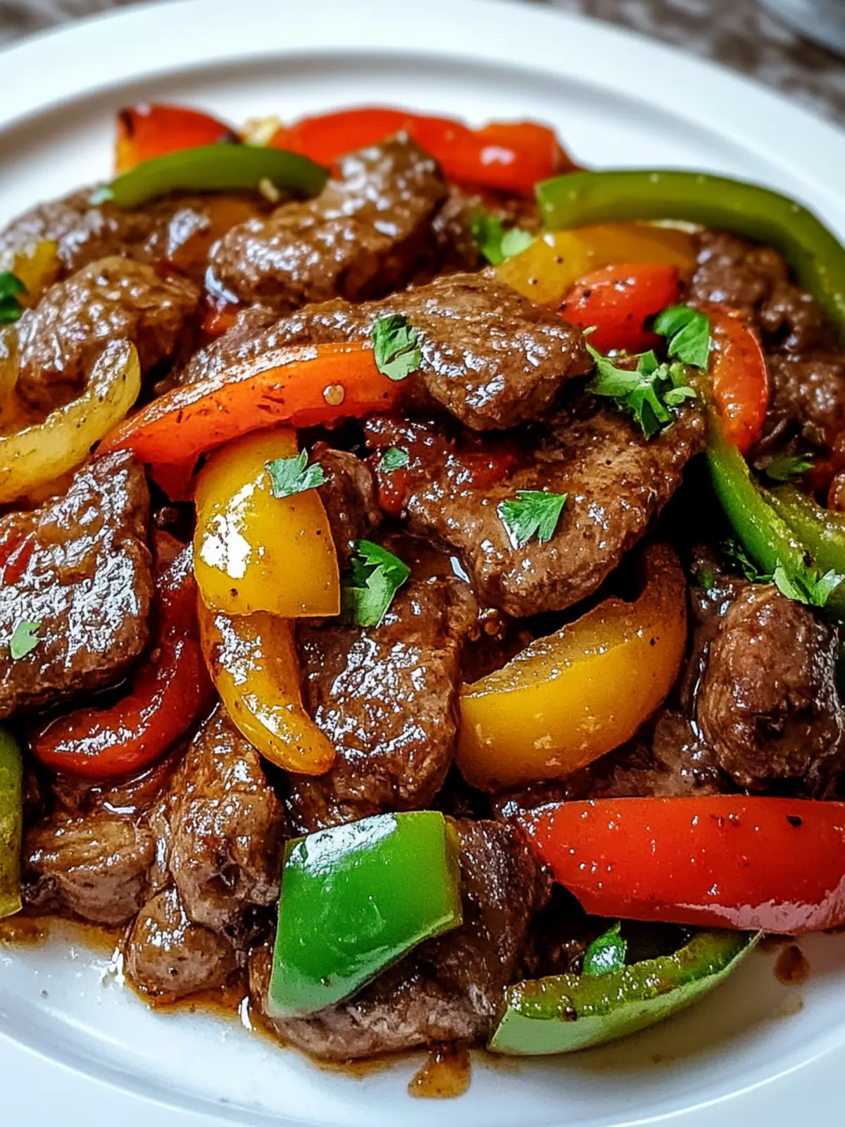 Delicious Pepper Steak with Bell Peppers and Onion Bliss Made Easy 4 Delicious Pepper Steak with Bell Peppers and Onion Bliss
