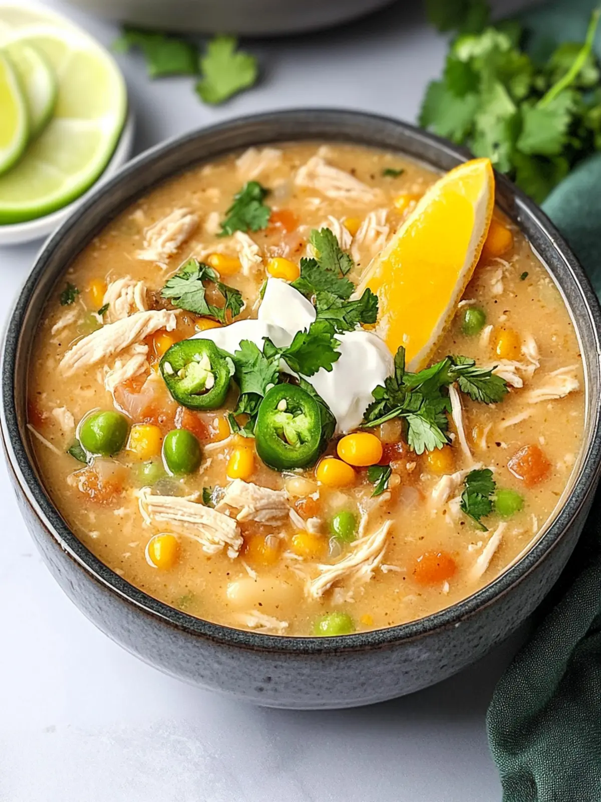 Hearty Crockpot White Chicken Chili for Cozy Evenings 2 Crockpot White Chicken Chili