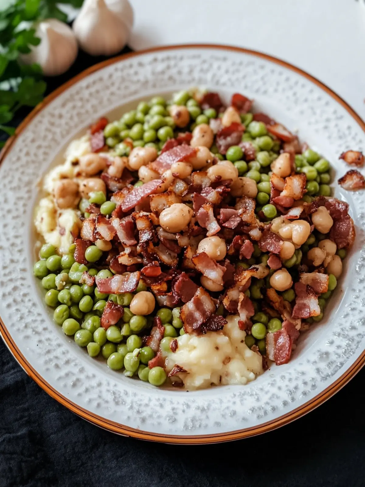 Savor Authentic Latvian PelÄkie ZirÅi ar SpeÄ·i Today! 3 Latvian PelÄkie zirÅi ar speÄ·i (Grey Peas with Bacon)
