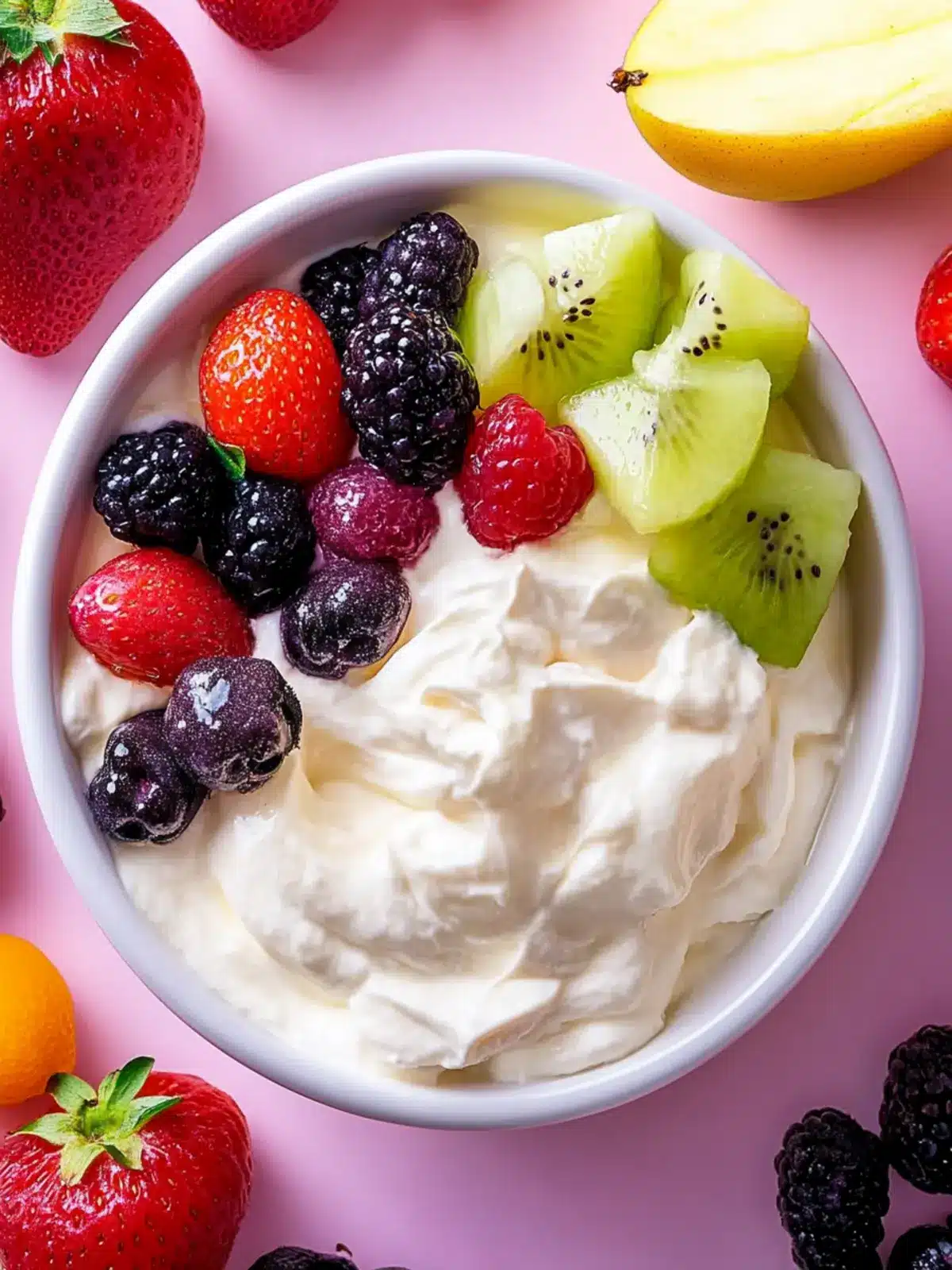 Irresistibly Creamy Fruit Dip: Your New Party Favorite 4 Fruit Dip