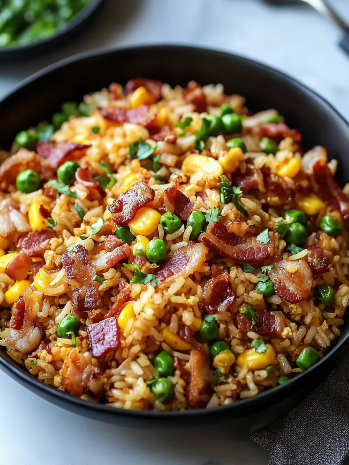 Bacon Fried Rice: Quick, Savory Bliss in 30 Minutes 2 Bacon Fried Rice