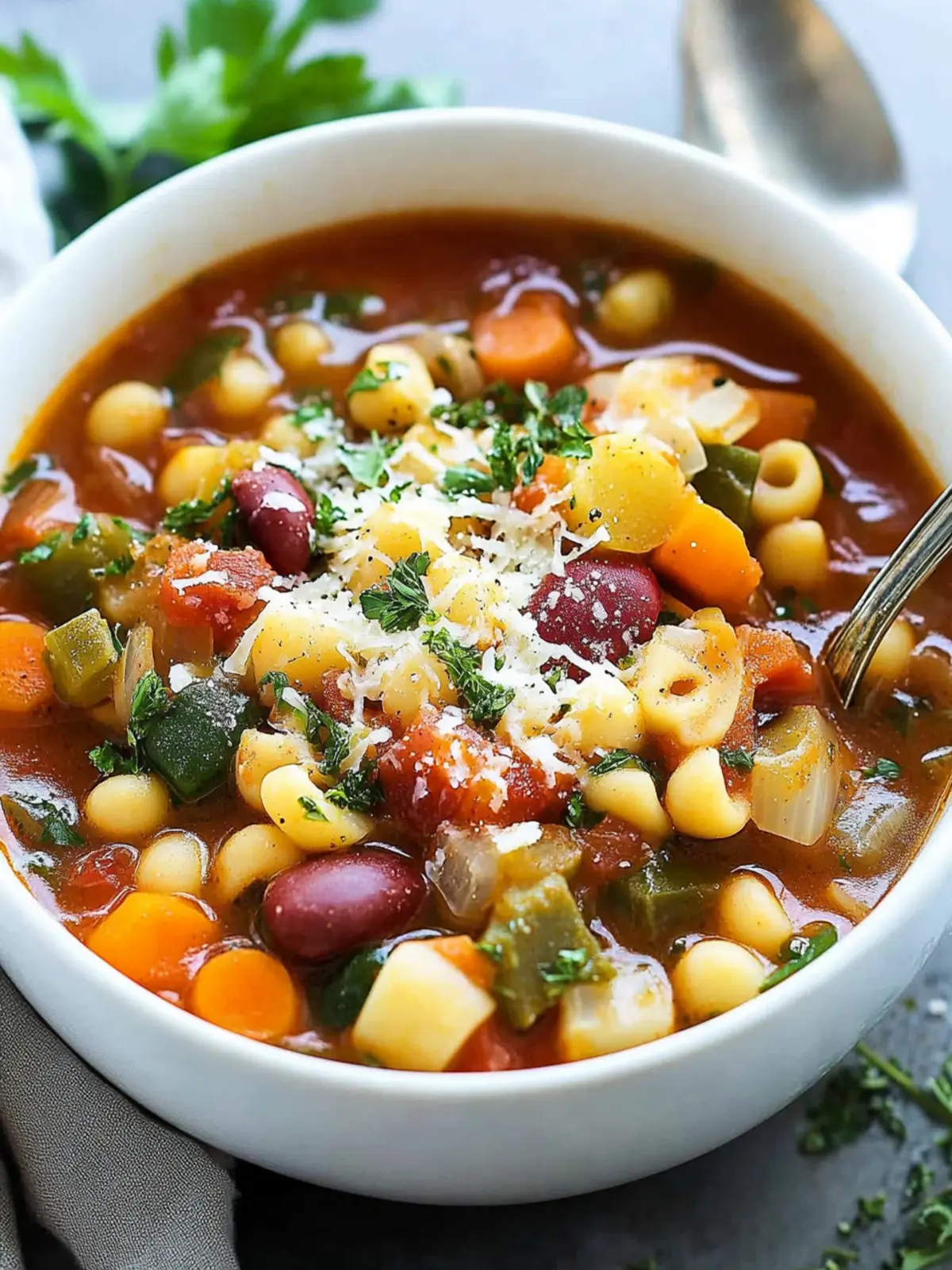 Classic Italian Minestrone Soup: A Hearty Family Favorite 3 Classic Italian Minestrone Soup
