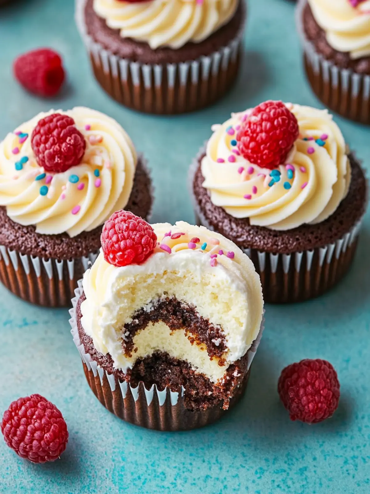 Cheesecake Stuffed Cupcakes: Indulge in Dessert Bliss 2 Cheesecake Stuffed Cupcakes