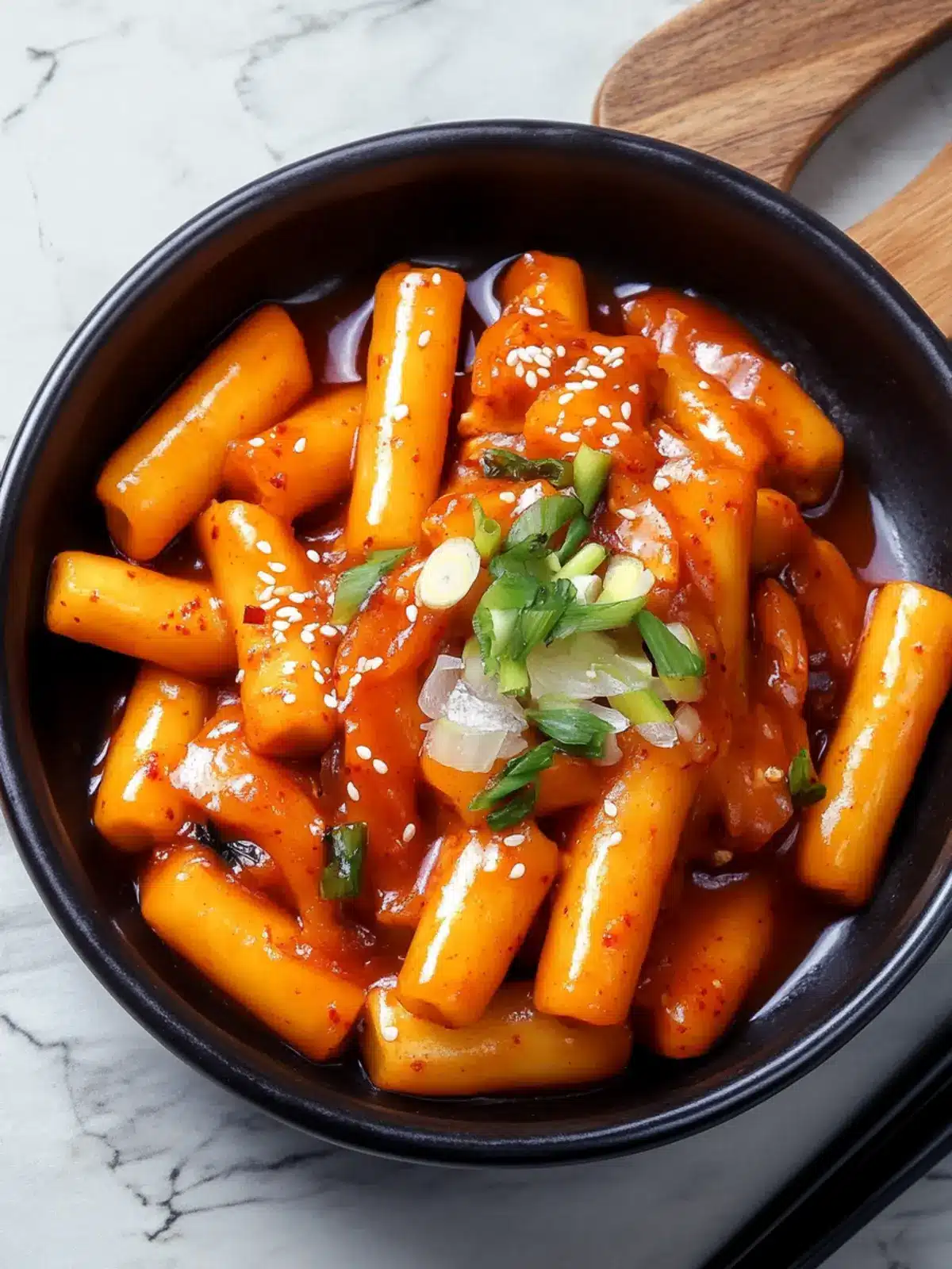Spicy Korean Tteokbokki: Irresistible Chewy Rice Cakes Delight 3 Korean Tteokbokki (Spicy Rice Cakes)