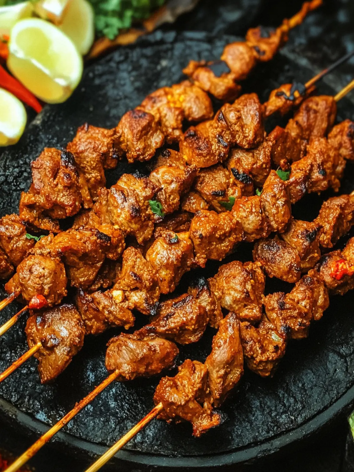 Savor Authentic Nepali Sekuwa: Bold Skewered Grilled Meat 4 Nepali Sekuwa (Skewered Grilled Meat)