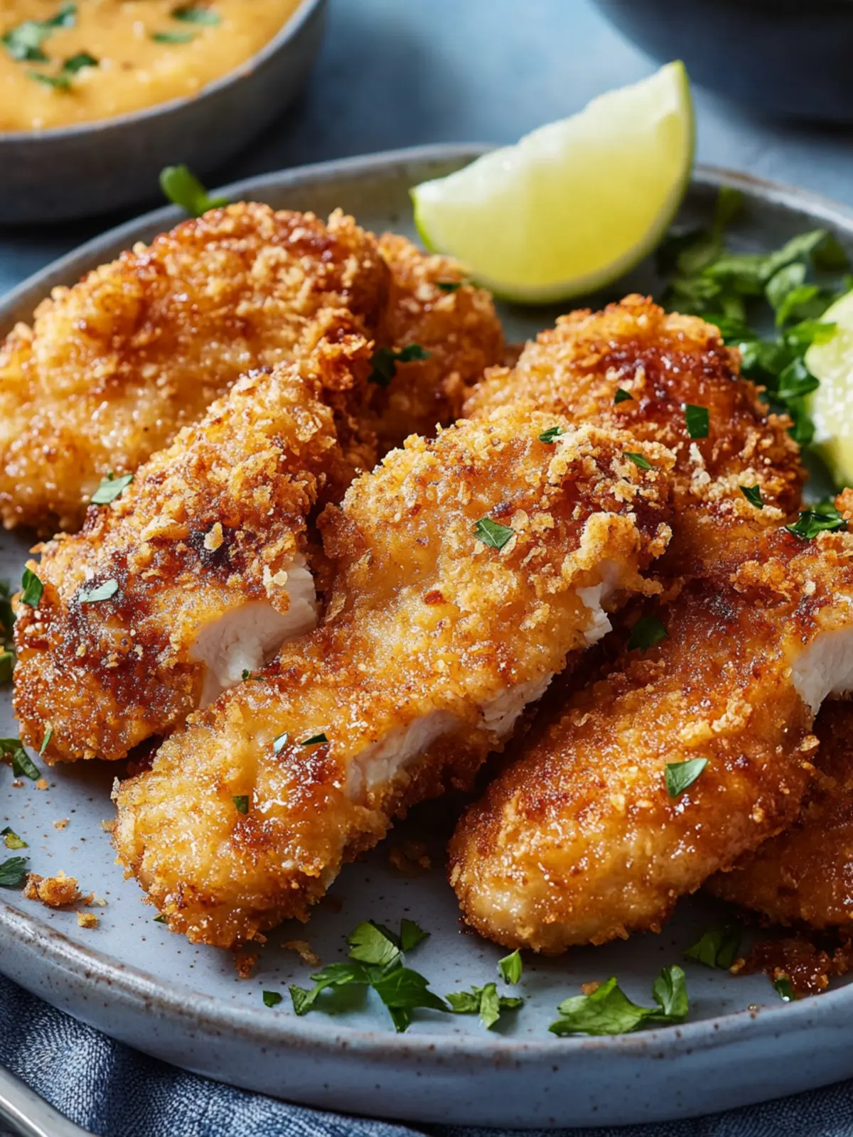 Crunchy Coconut Chicken with Thai Salad That Wow Your Family 2 Crunchy Coconut Chicken