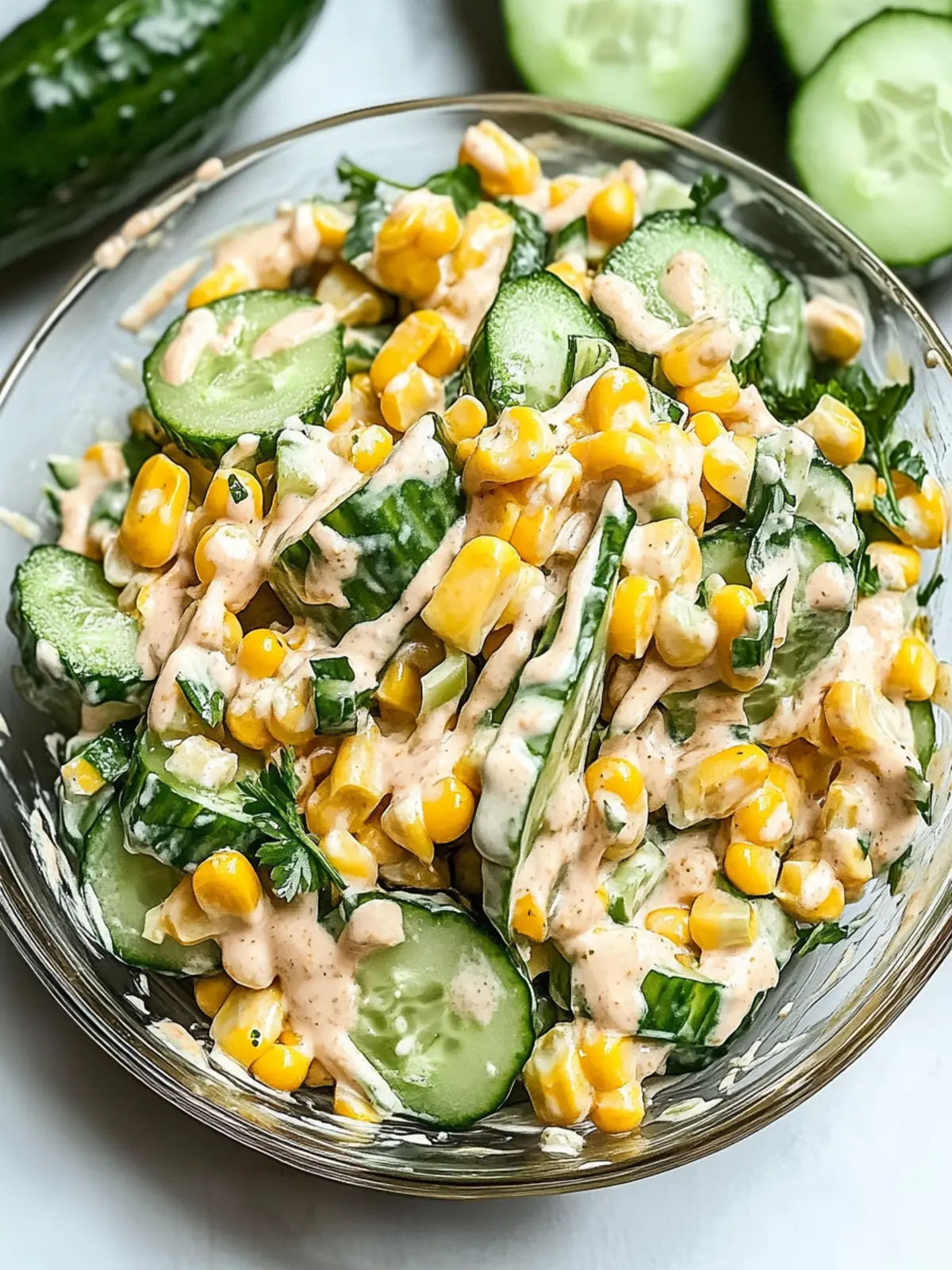 Street Corn Creamy Cucumber Salad: A Fresh Favorite Unveiled 4 Street Corn Creamy Cucumber Salad: Your New Favorite Fresh Dish