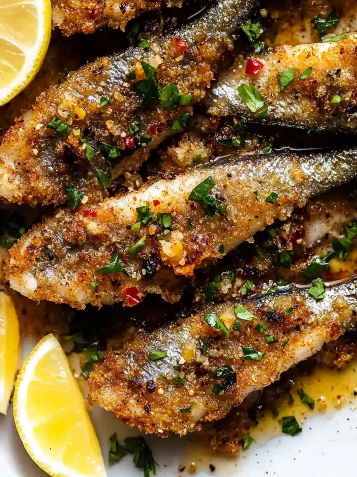Crispy Italian Crusted Sardines That WOW First-Time Eaters 4 Italian Crusted Sardines