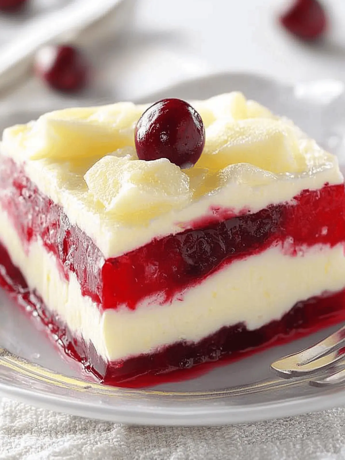 Layered Cranberry Gelatin Salad That Will Wow Your Guests 4 Layered Cranberry Gelatin Salad