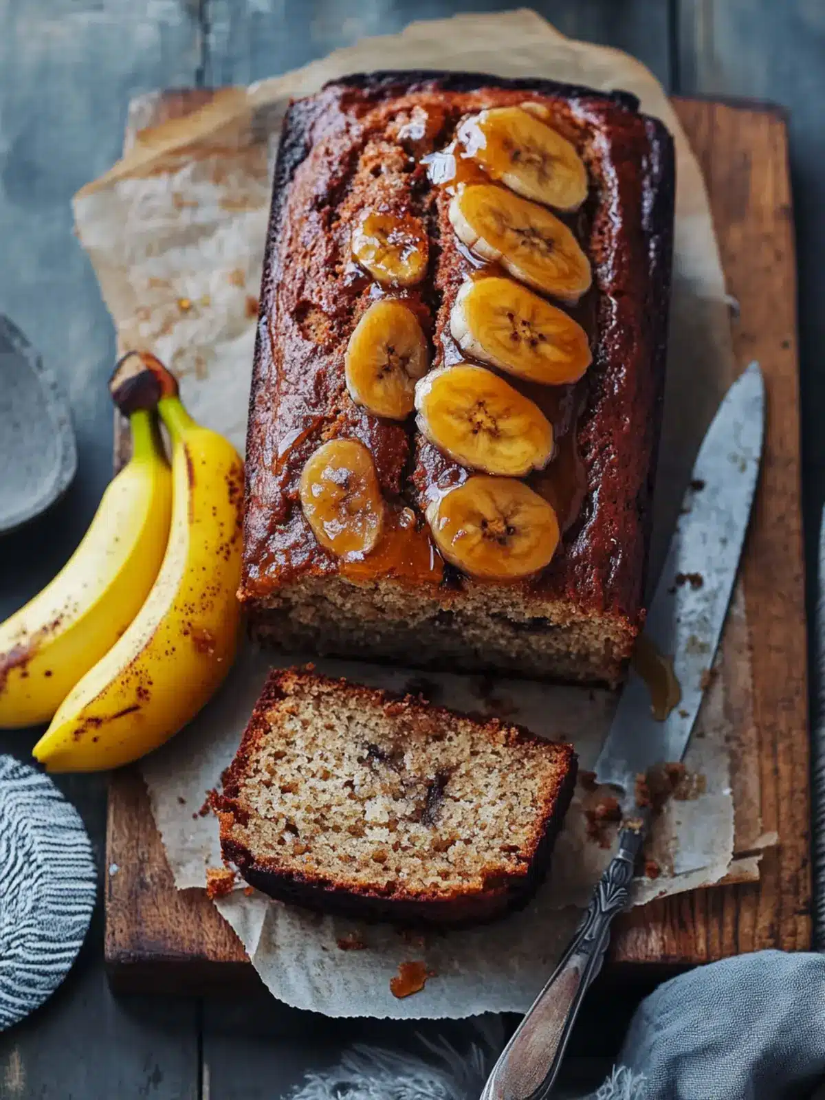 Irresistible Banana Bread With Caramelised Bananas Delights 3 Banana Bread With Caramelised Bananas