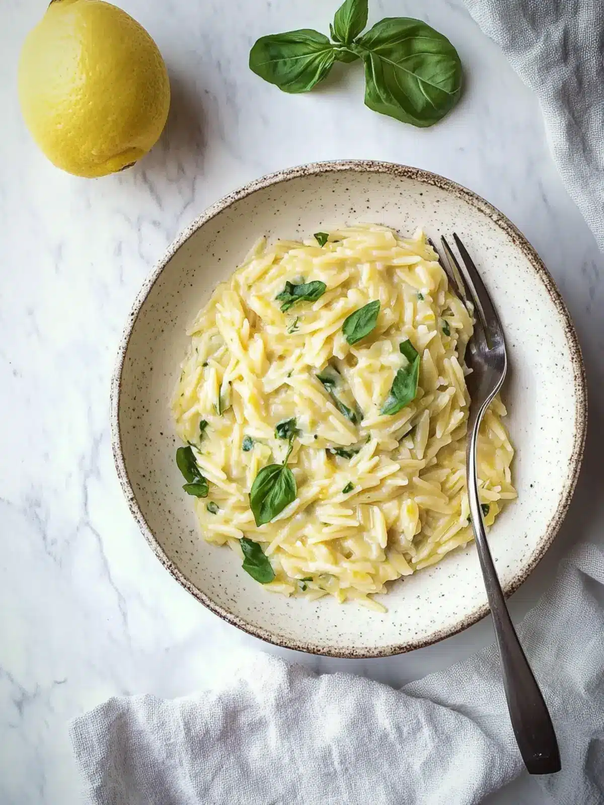 Delicious Creamy Lemon Orzo in Just 12 Minutes 3 Creamy Lemon Orzo