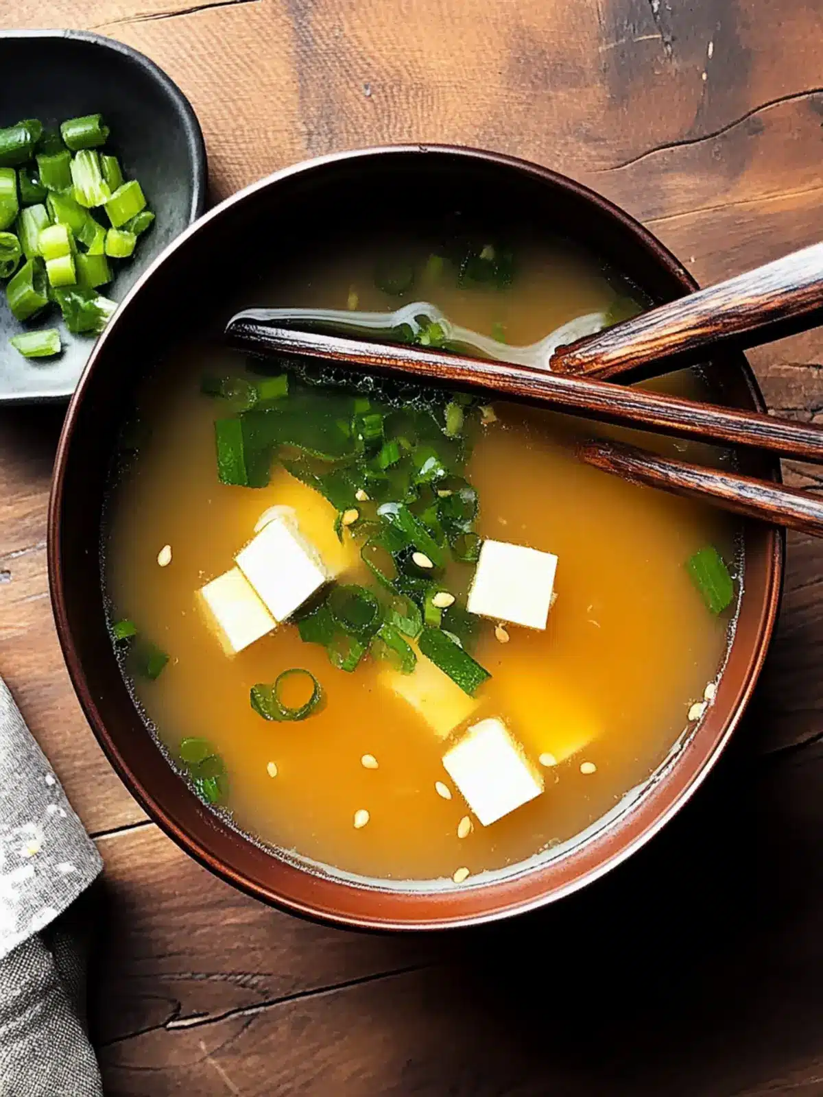 Easy Japanese Miso Soup for a Cozy, Healthy Meal 3 Japanese Miso Soup (Fermented Soybean Soup)