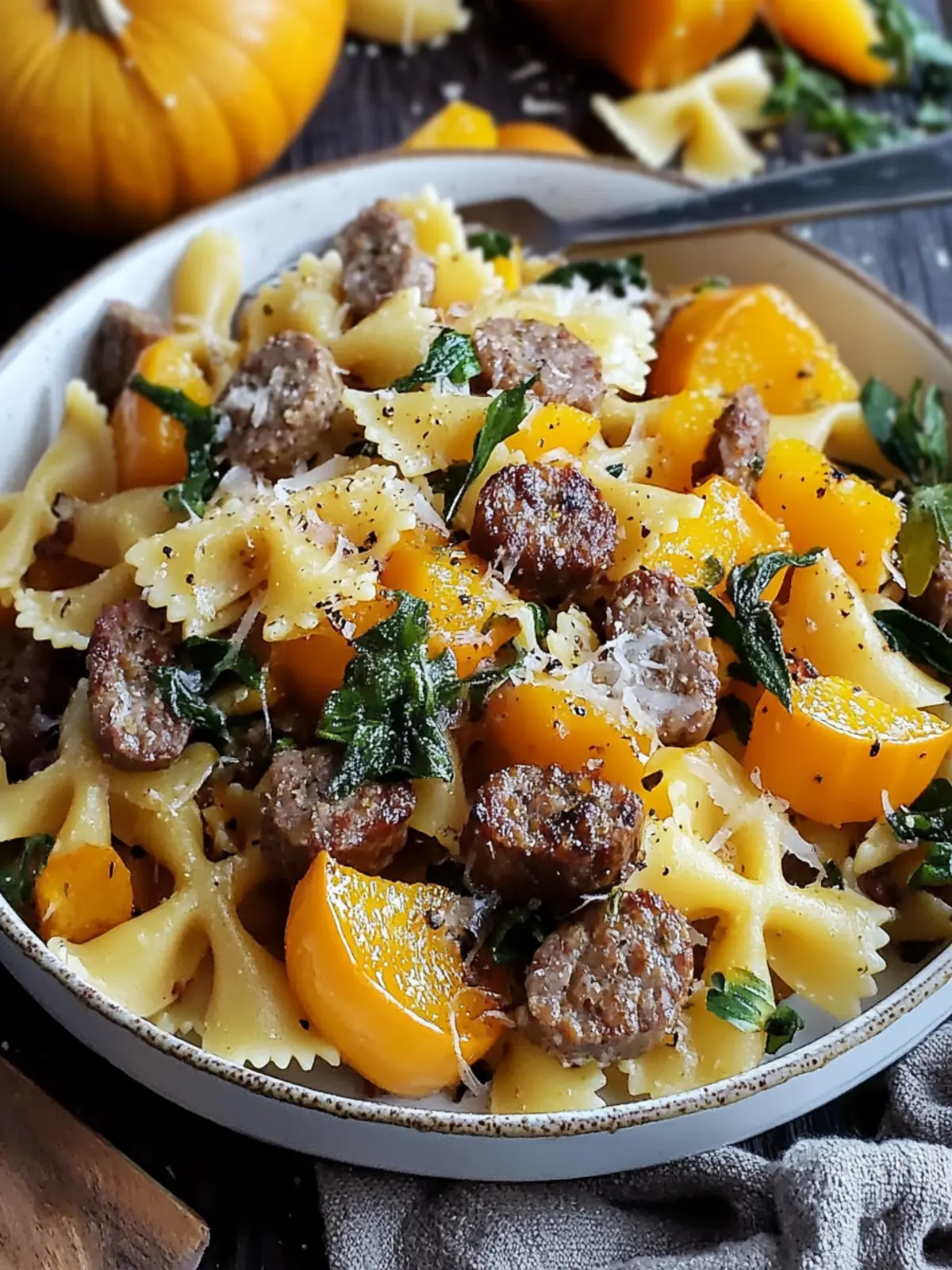 Autumn Sausage Pasta Squash: 25-Minute Cozy Comfort Dish 3 Autumn Sausage Pasta Squash: Your 25-Minute Comfort Food Delight