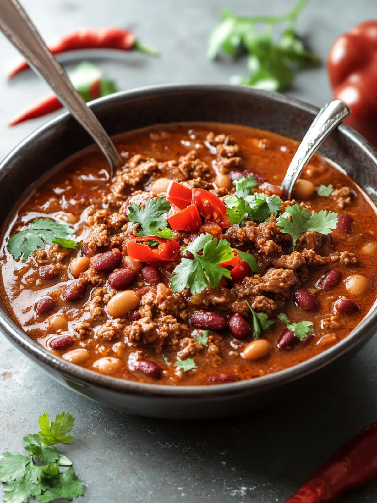 Chili con Carne: Spicy Meat and Bean Stew for Cozy Nights 3 Chili con Carne (Spiced Meat and Bean Stew)