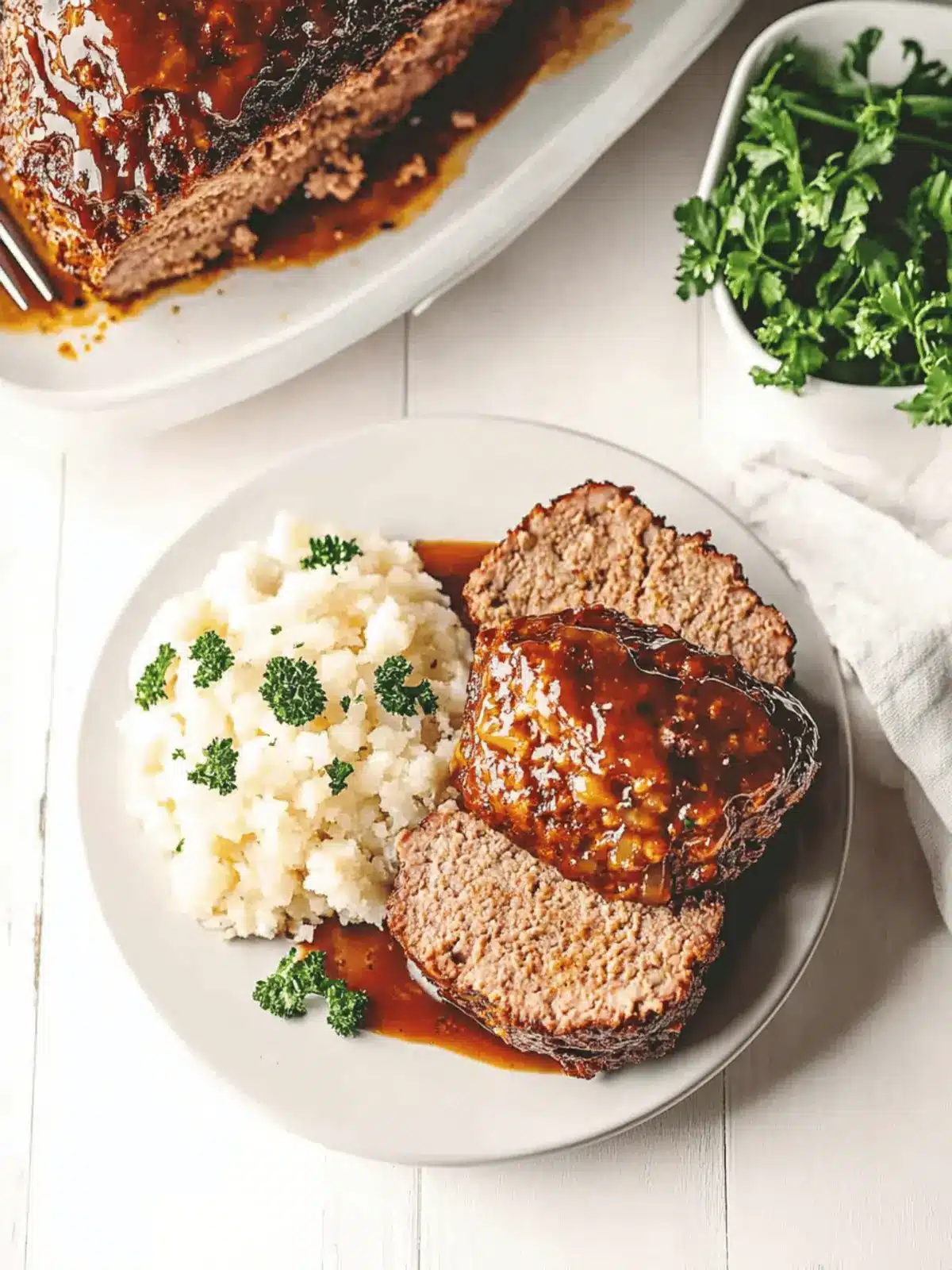 Classic Meatloaf with Sweet and Tangy Glaze: Comfort Food Bliss 4 Classic Meatloaf with Sweet and Tangy Glaze