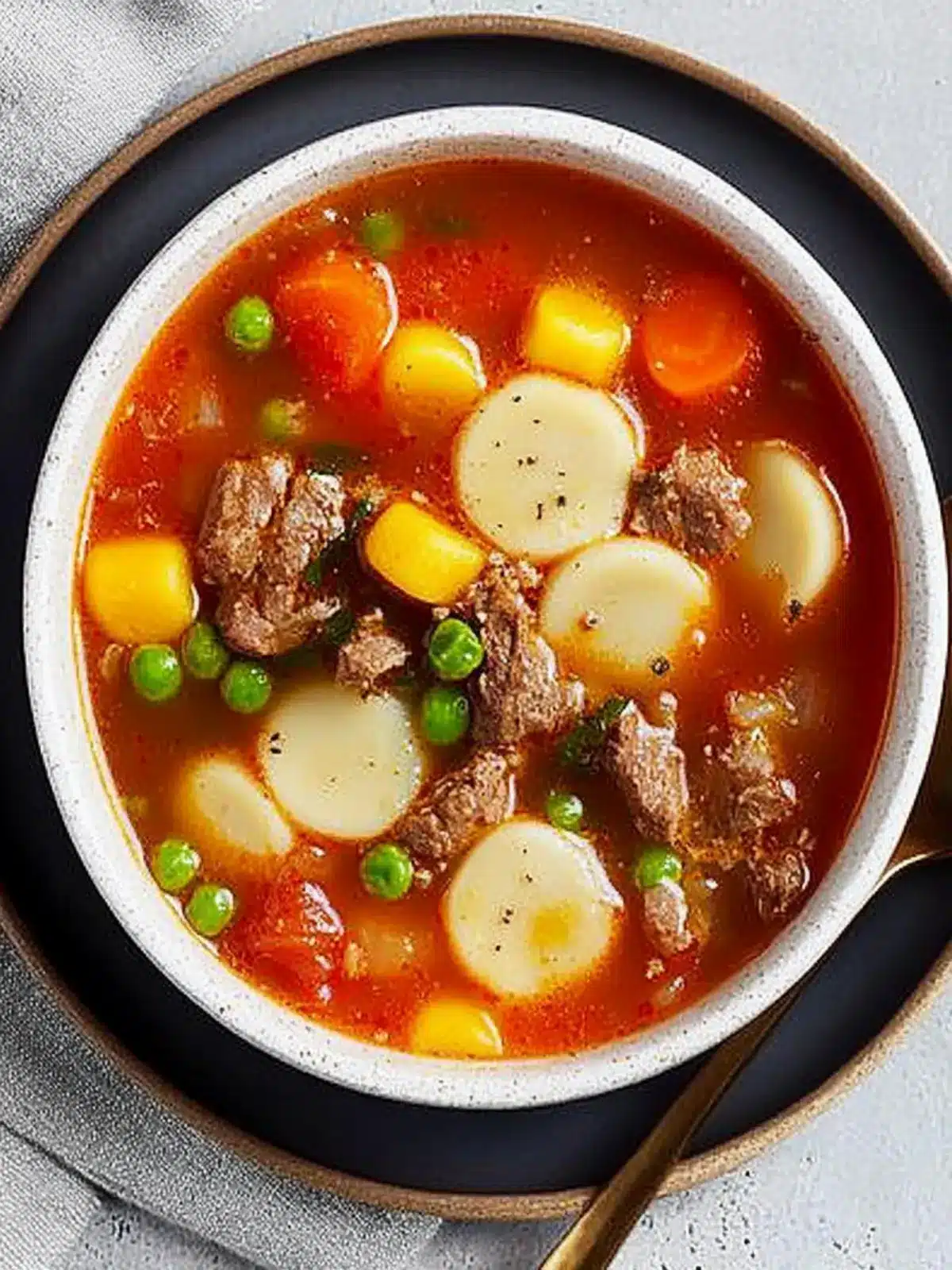 Easy Beef Soup Recipe: Hearty Comfort in Just 25 Minutes 3 Easy Beef Soup