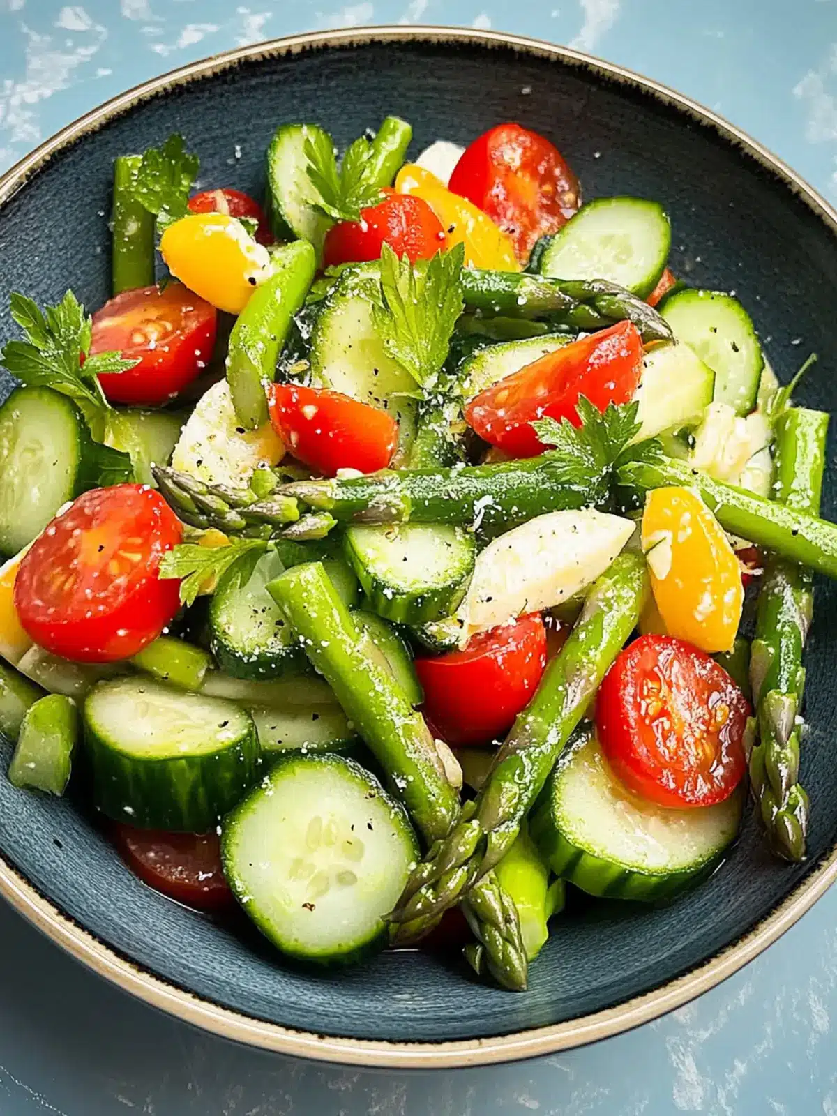 Refreshing Asparagus, Cucumber, and Tomato Salad Magic 2 Asparagus, Cucumber, and Tomato Salad