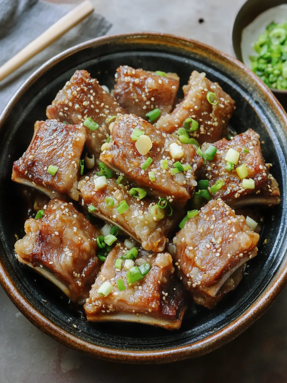 Steamed Garlic Ribs with Taro: A Comfort Food Delight 4 Steamed Garlic Ribs with Taro