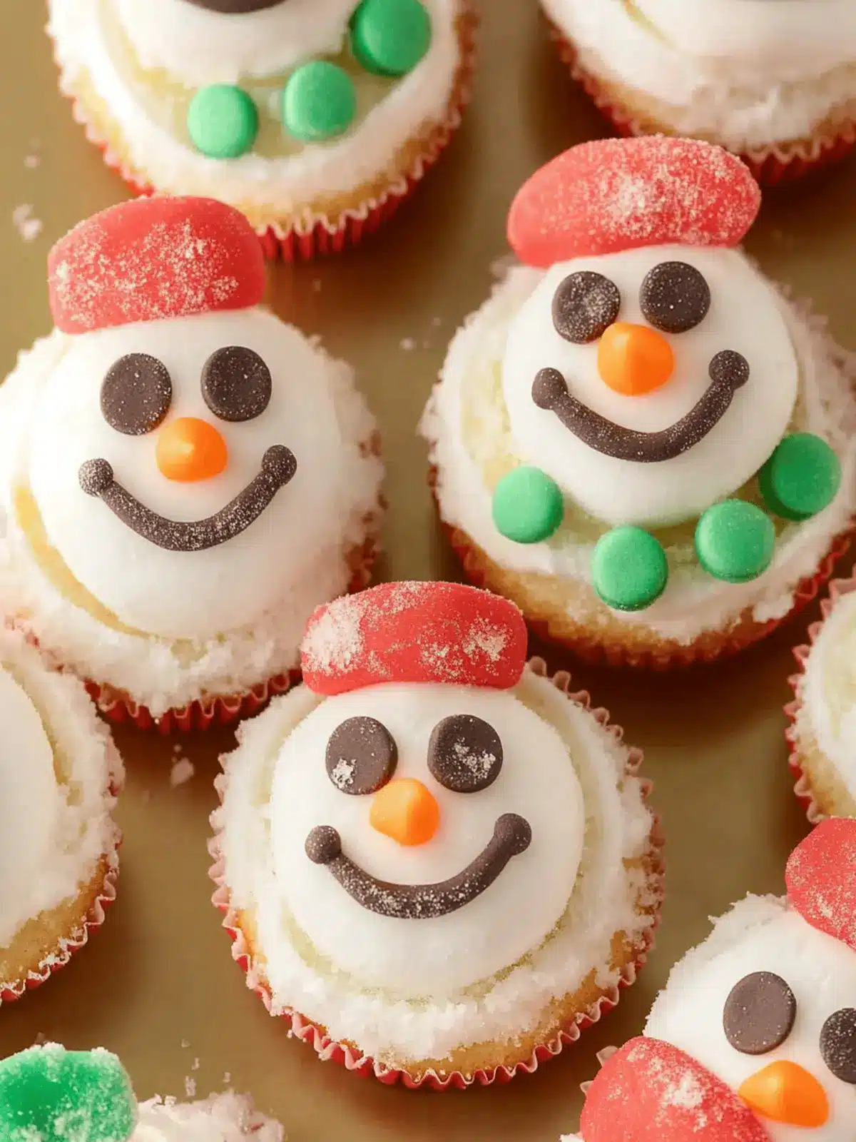 How To Make Sweet And Adorable Snowman Cupcakes Together 2 How To Make Sweet And Adorable Snowman Cupcakes