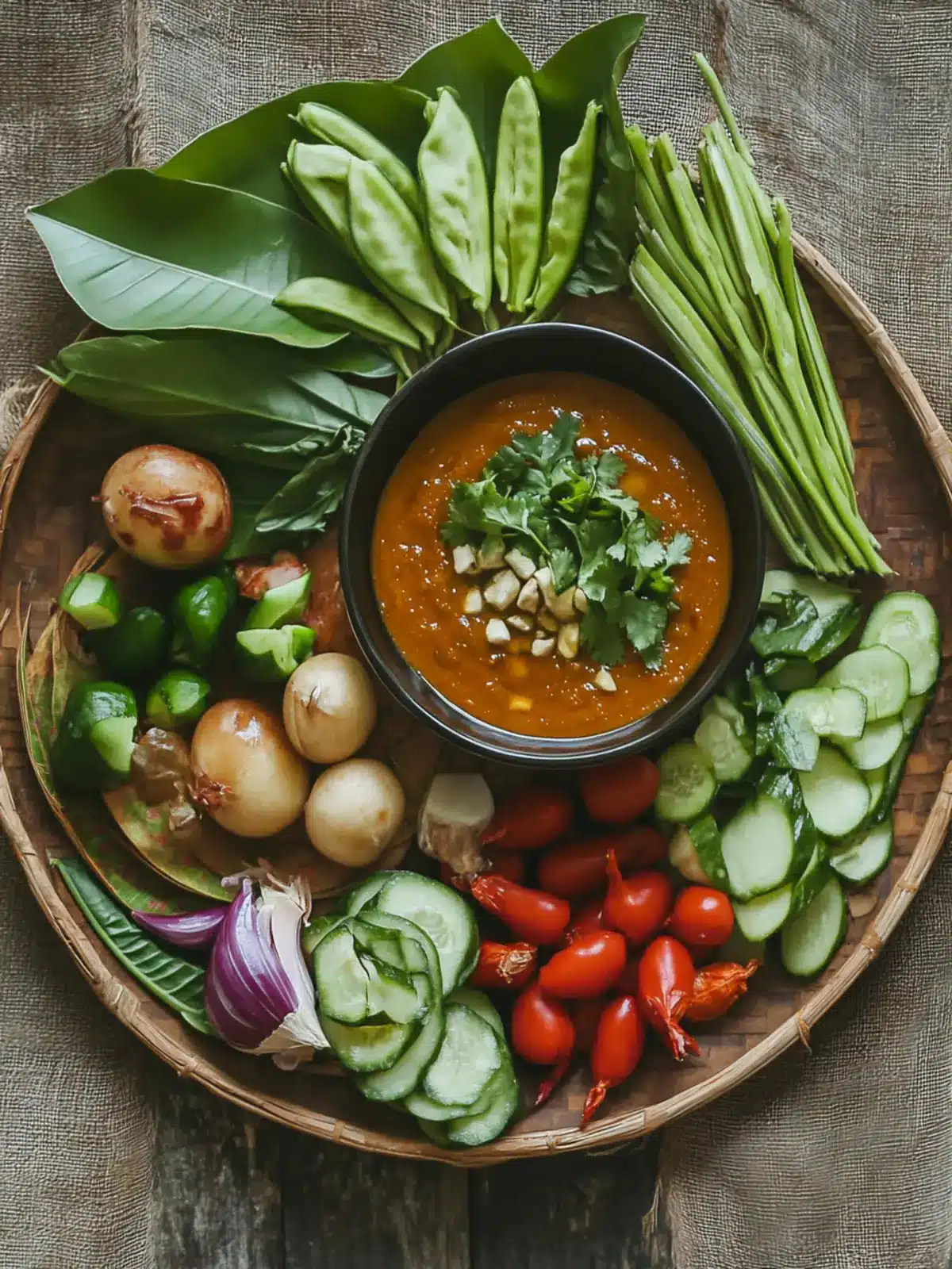 Burmese Ngapi Yay: Flavor-Packed Fish Paste Dip with Veggies 2 Burmese Ngapi Yay (Fish Paste Dip with Vegetables)