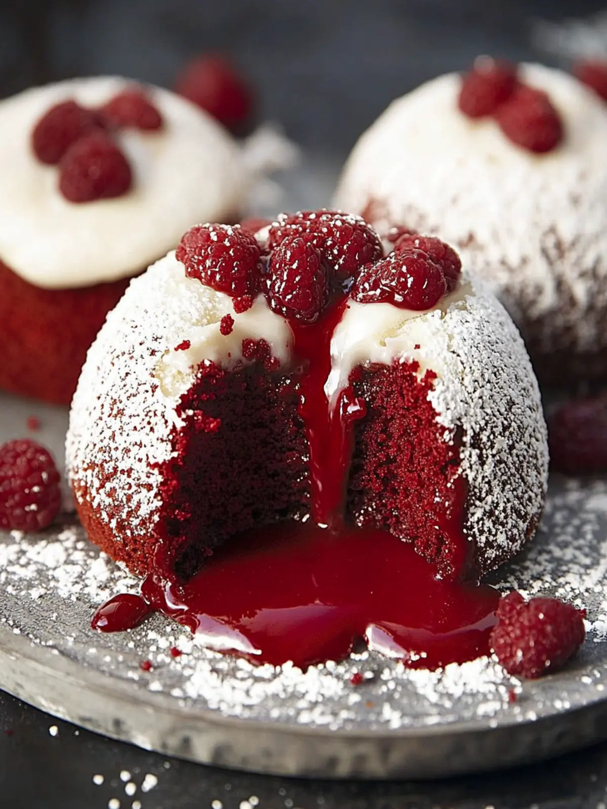 Irresistible Red Velvet Molten Lava Cakes for Sweet Moments 2 Red Velvet Molten Lava Cakes
