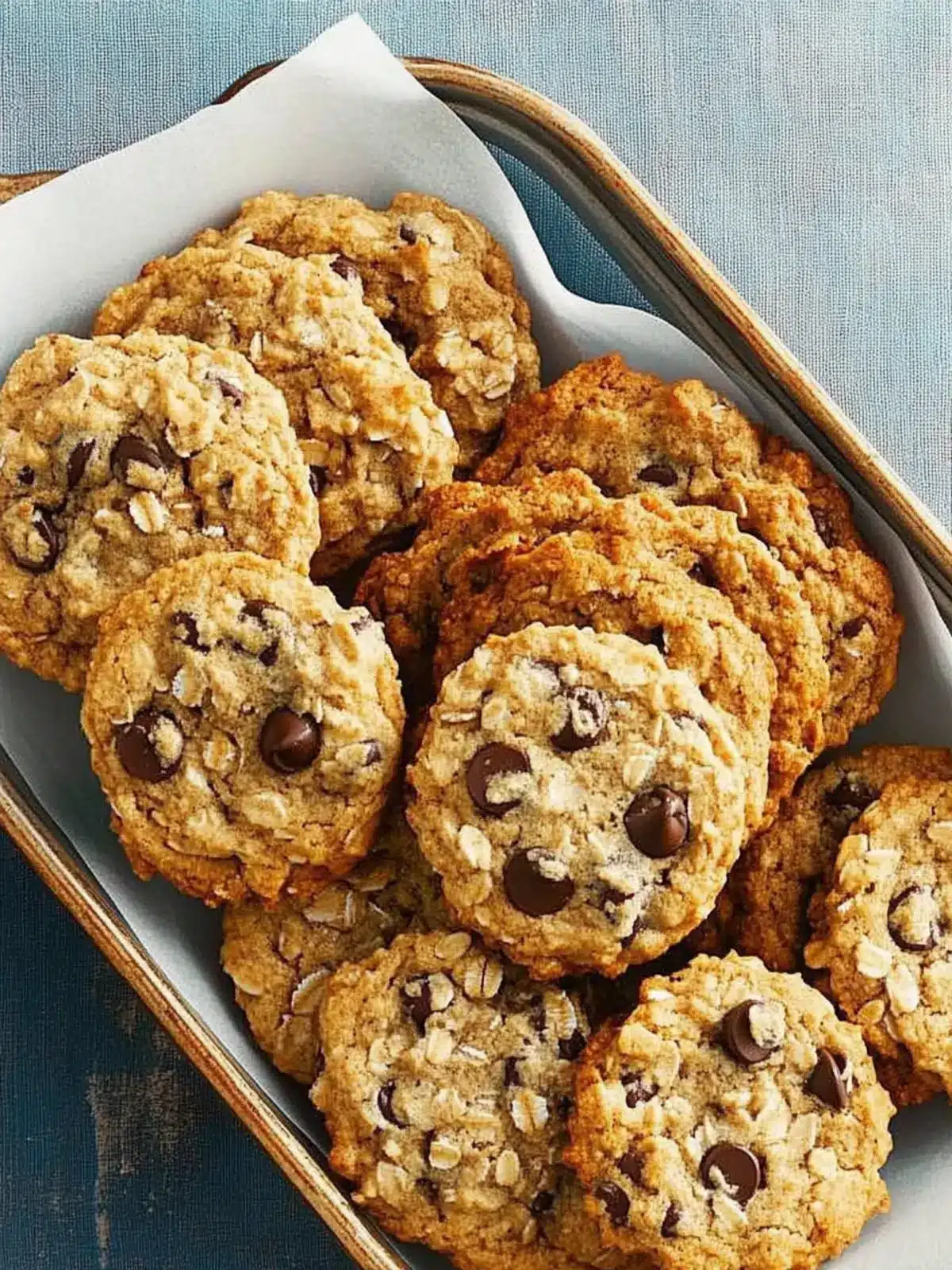Deliciously Chewy Oatmeal-Chocolate Chip Cookies in 30 Minutes 4 Oatmeal-Chocolate Chip Cookies