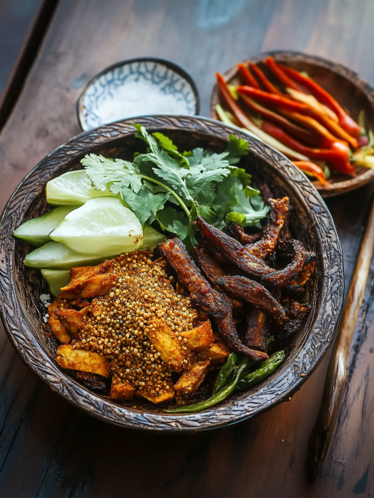 Discover Authentic Nepali Sukuti: A Flavorful Dried Meat Delight 3 Nepali Sukuti (Dried Spiced Meat)