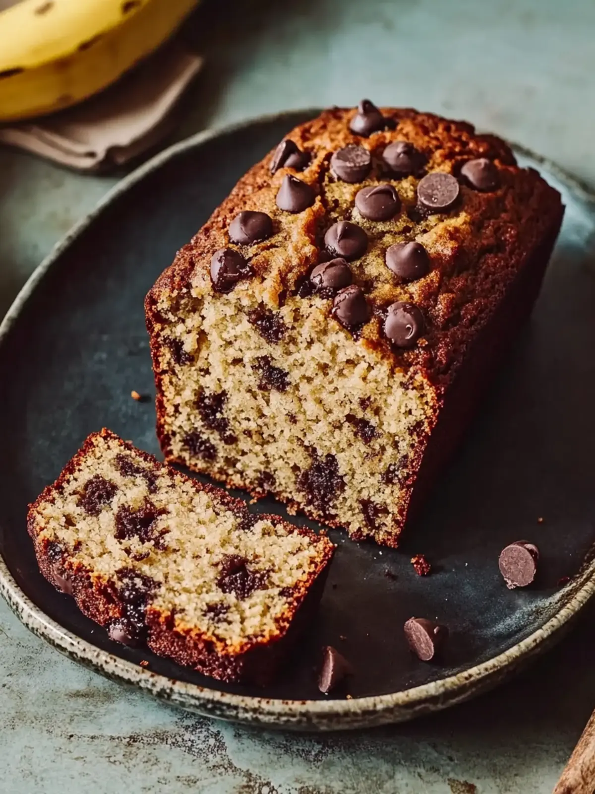 Irresistibly Moist Chocolate Chip Banana Bread Recipe 3 Chocolate chip banana bread