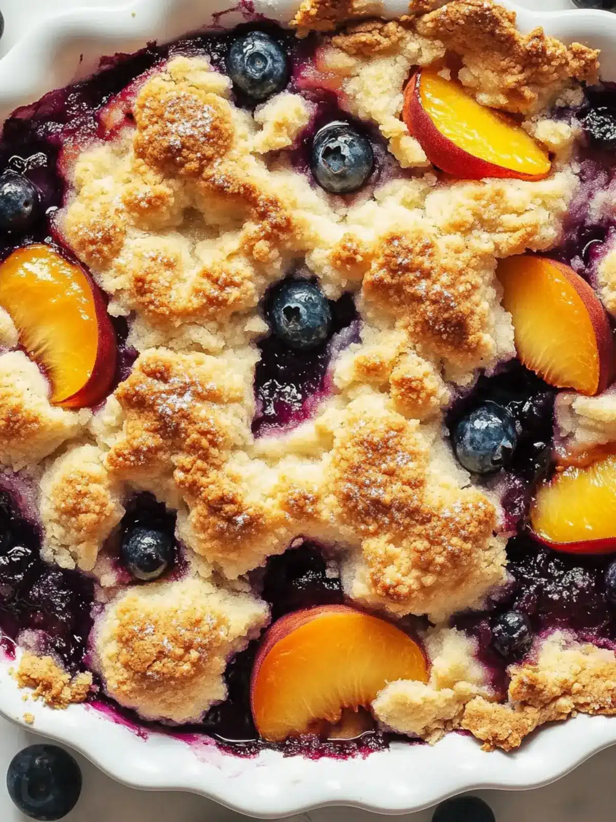 Peach Blueberry Cobbler: Your New Favorite Summer Delight 2 Peach Blueberry Cobbler