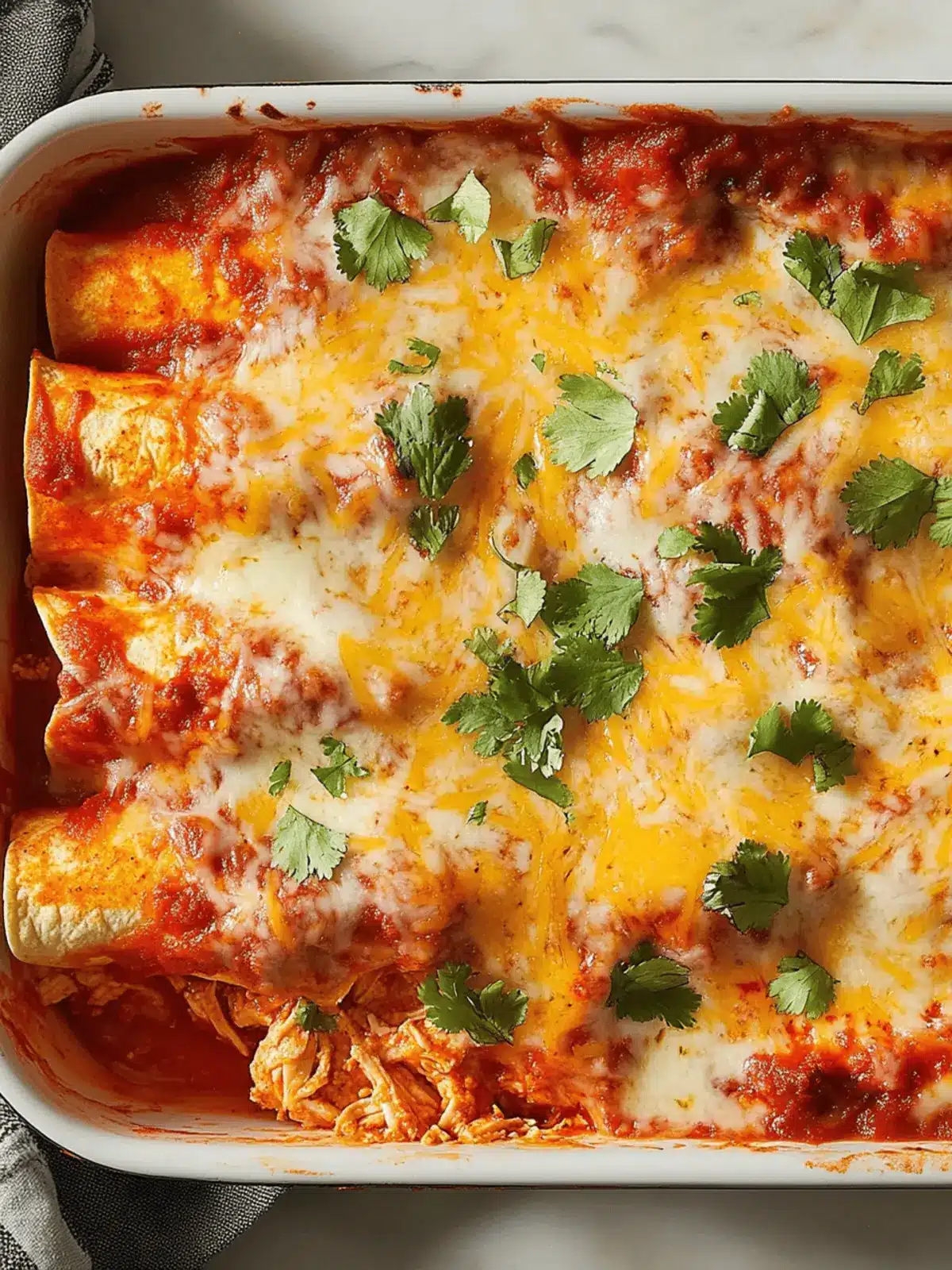 Delicious Chicken Enchiladas Ready in 20 Minutes! 2 Chicken Enchiladas